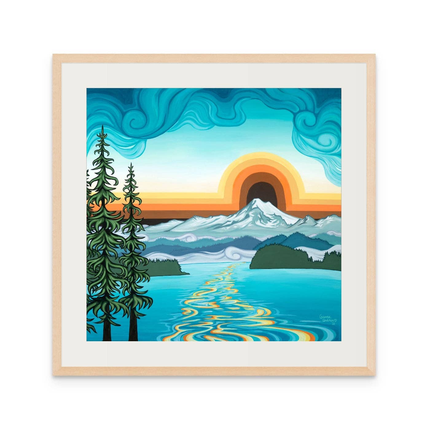 "Magic in the Air" Print: 24x24" / Canvas