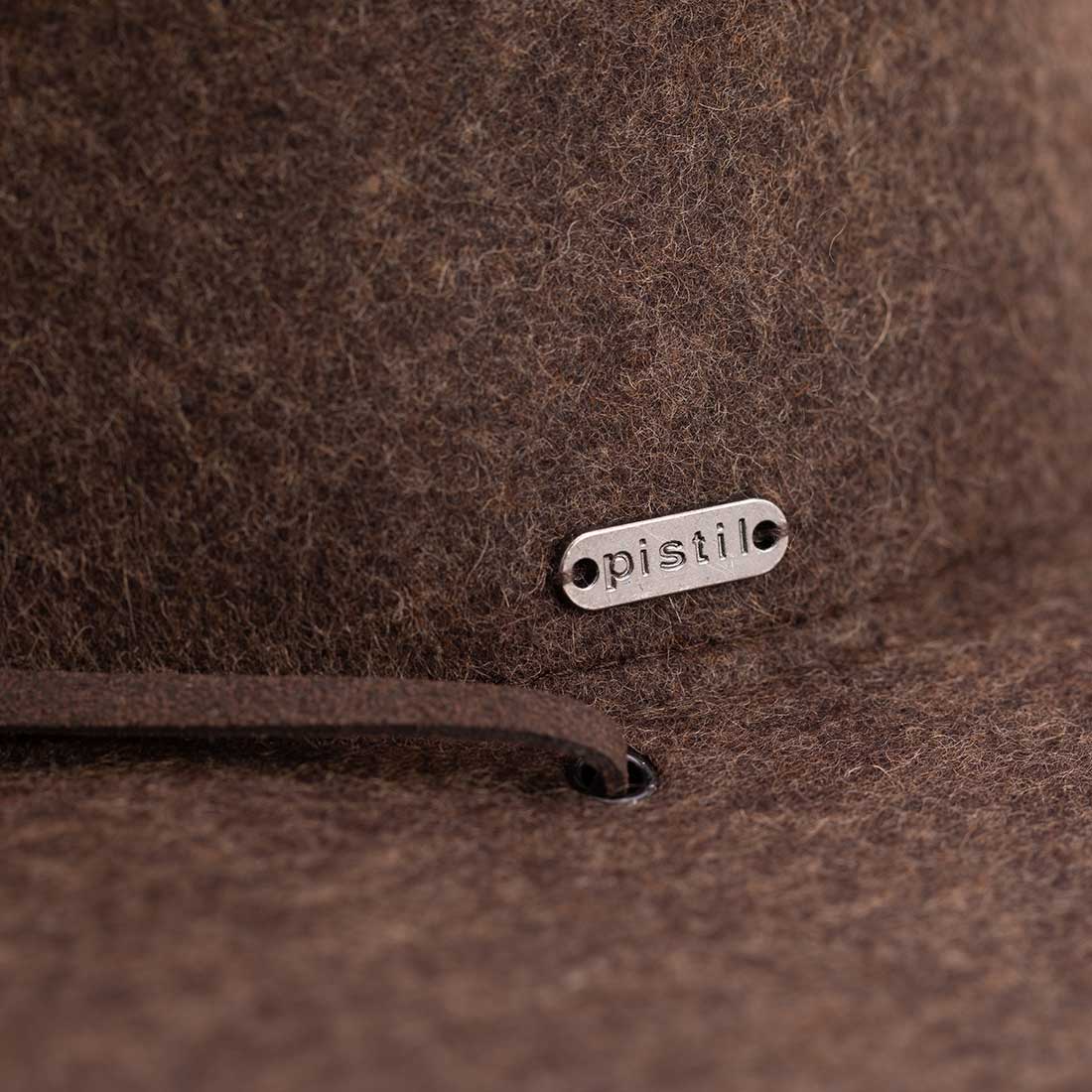 Tegan Wide Brim Hat: Mushroom