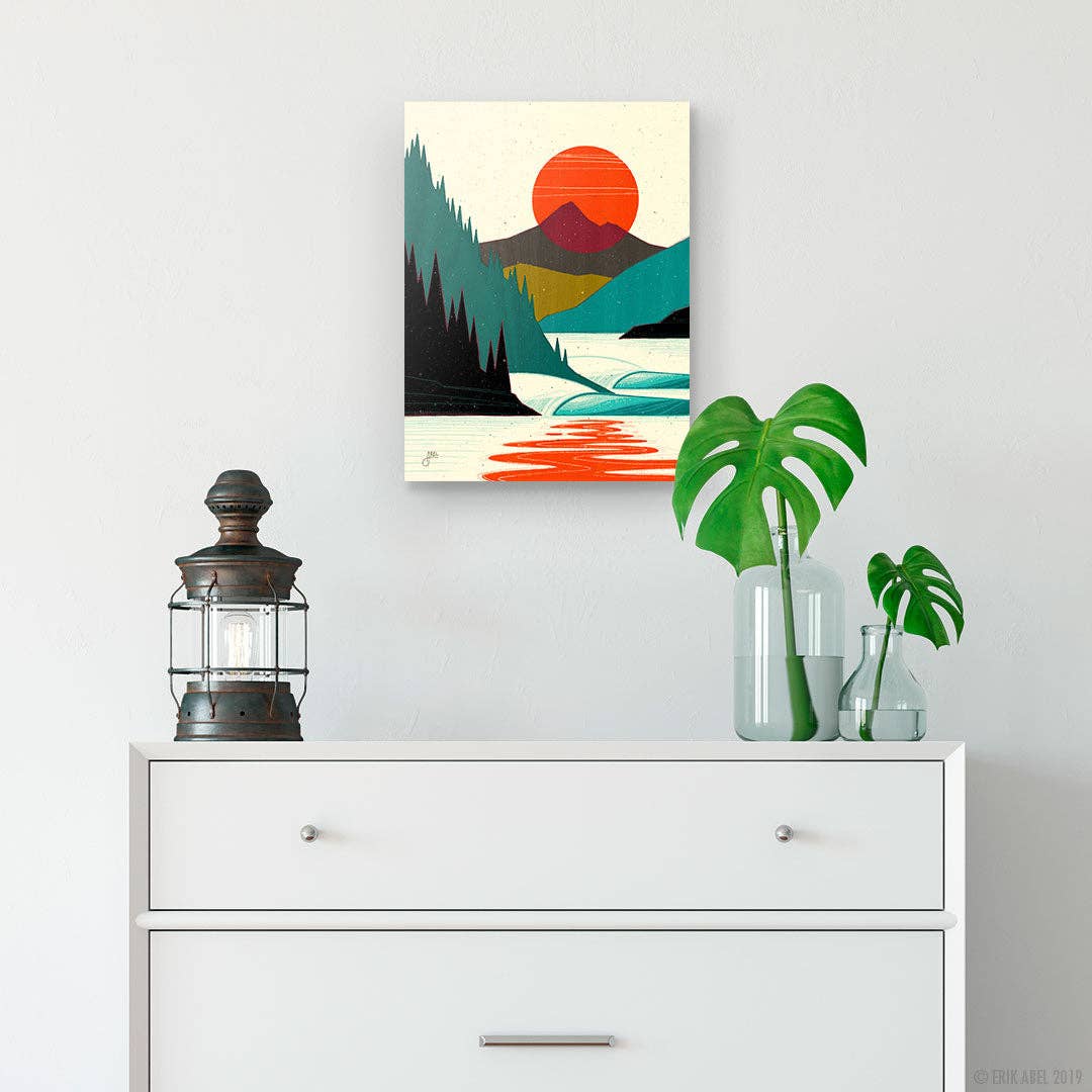 Northern Sol - WHLSL Print: Unframed / 9x12 / Bamboo Paper