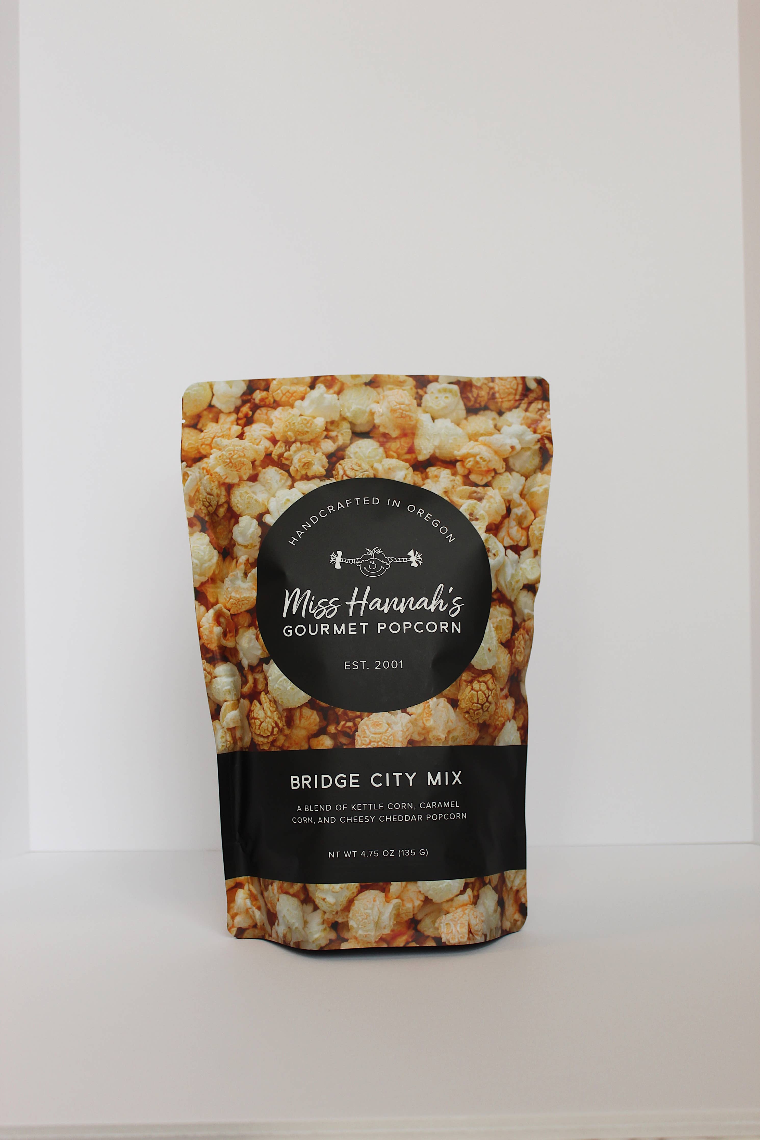 Bridge City Mix Popcorn: Clear Bag (4 Month Shelf Life)