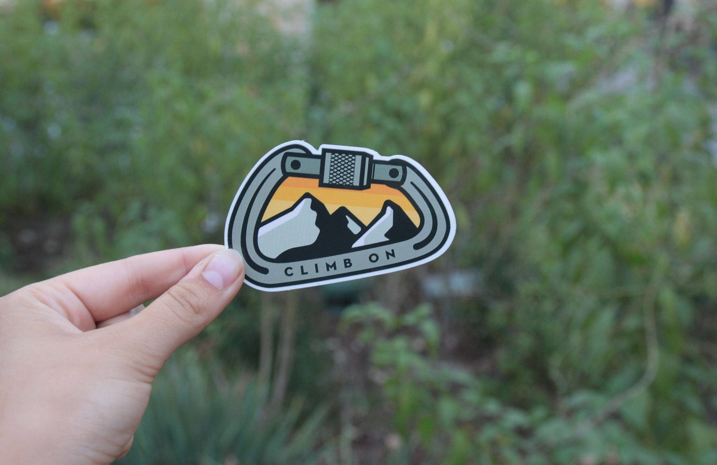 Climb On - Vinyl Sticker