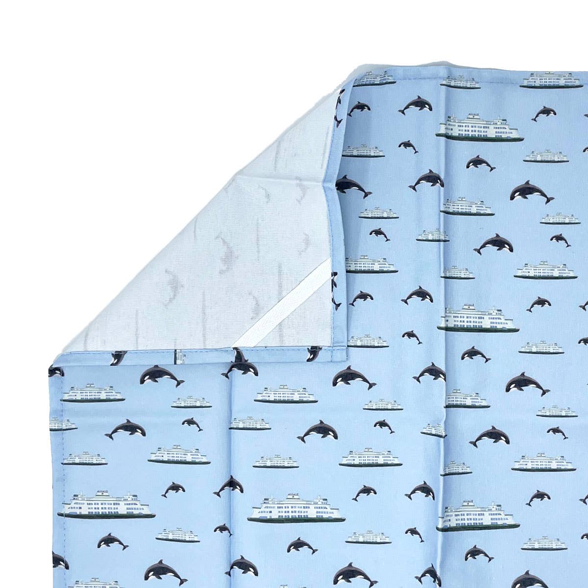 Ferry Tea Towel - Organic Cotton Kitchen Towel