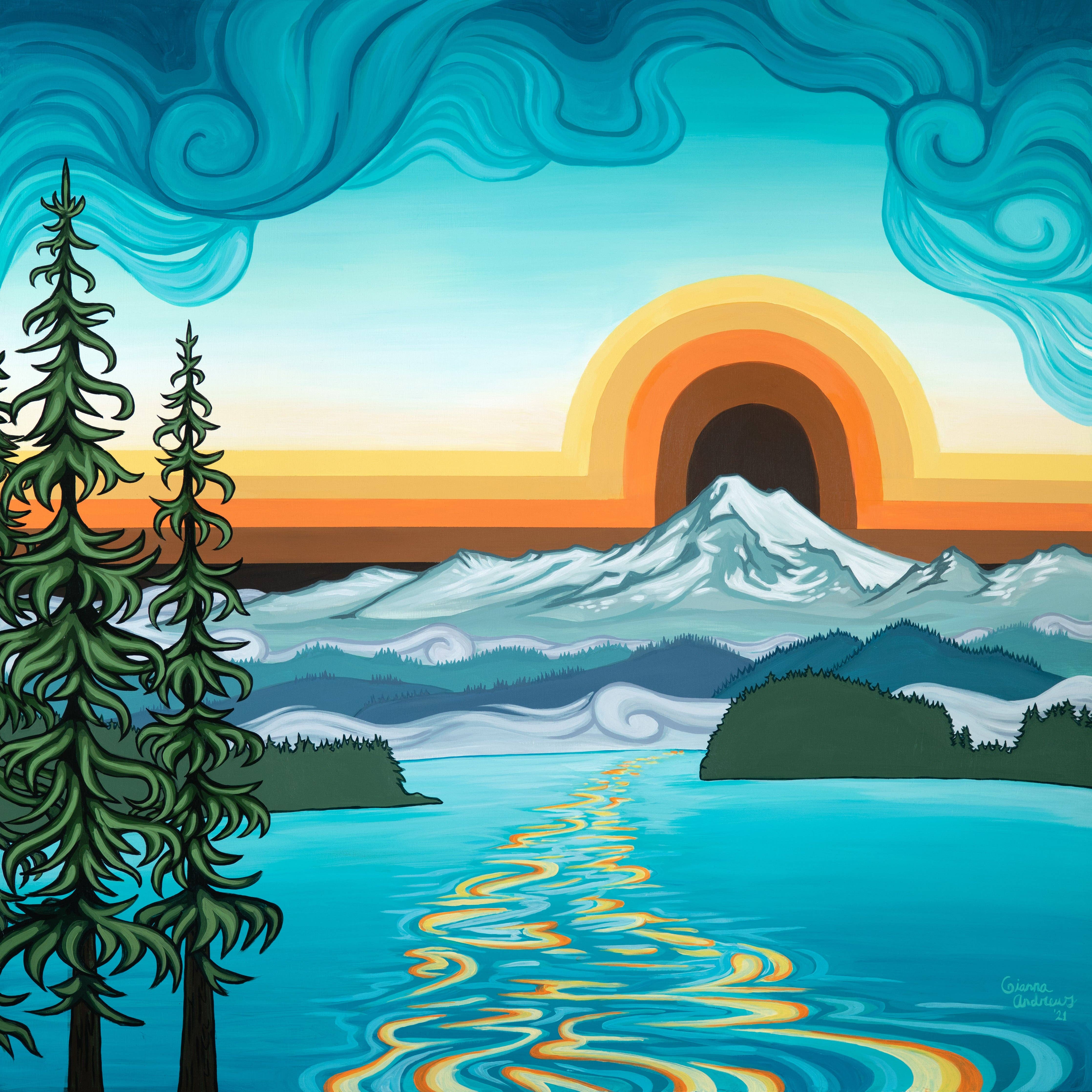 "Magic in the Air" Print: 24x24" / Canvas