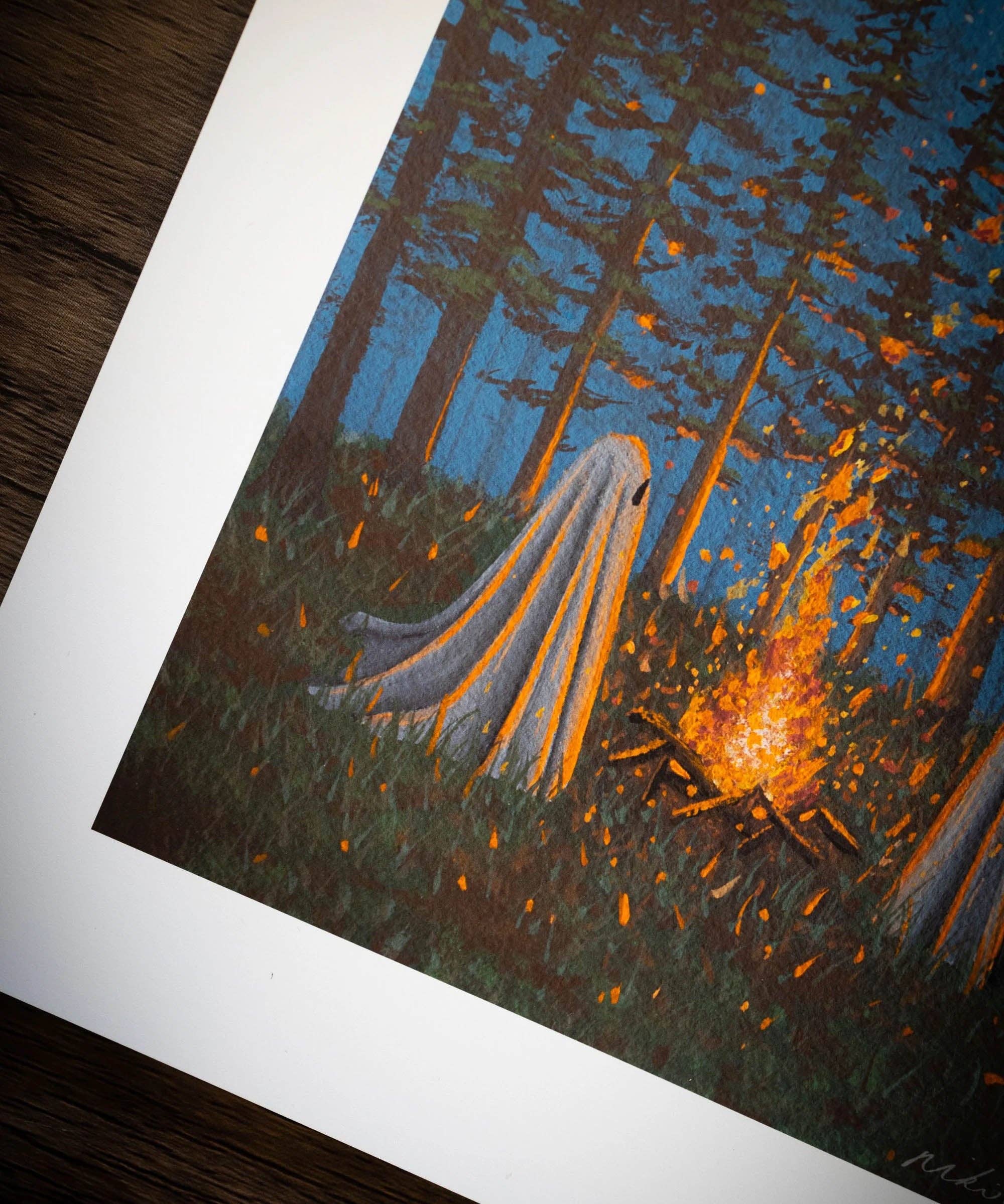 "Fireside" | Fine Art Print: 5x7