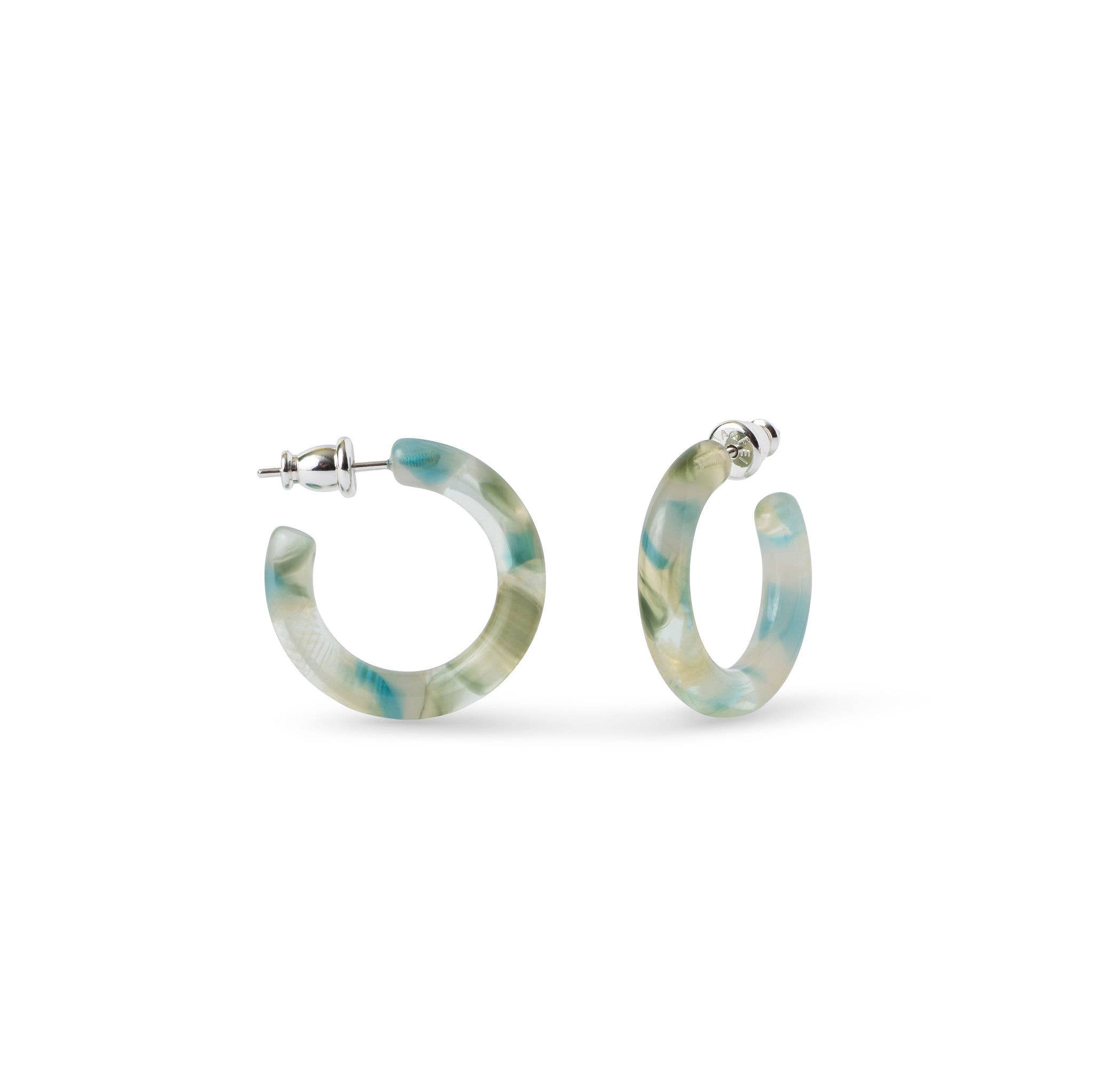 Ultra Mini Hoop Collection | Small Acetate Hoops: Lavender
