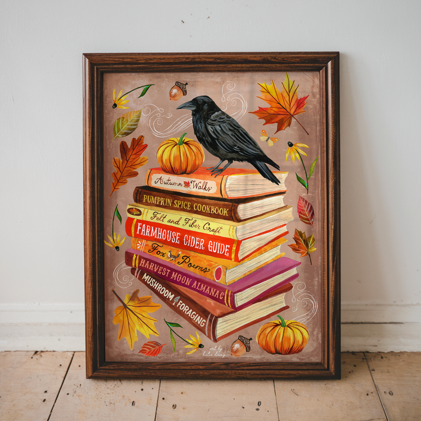 Autumn Library: 8 x 10