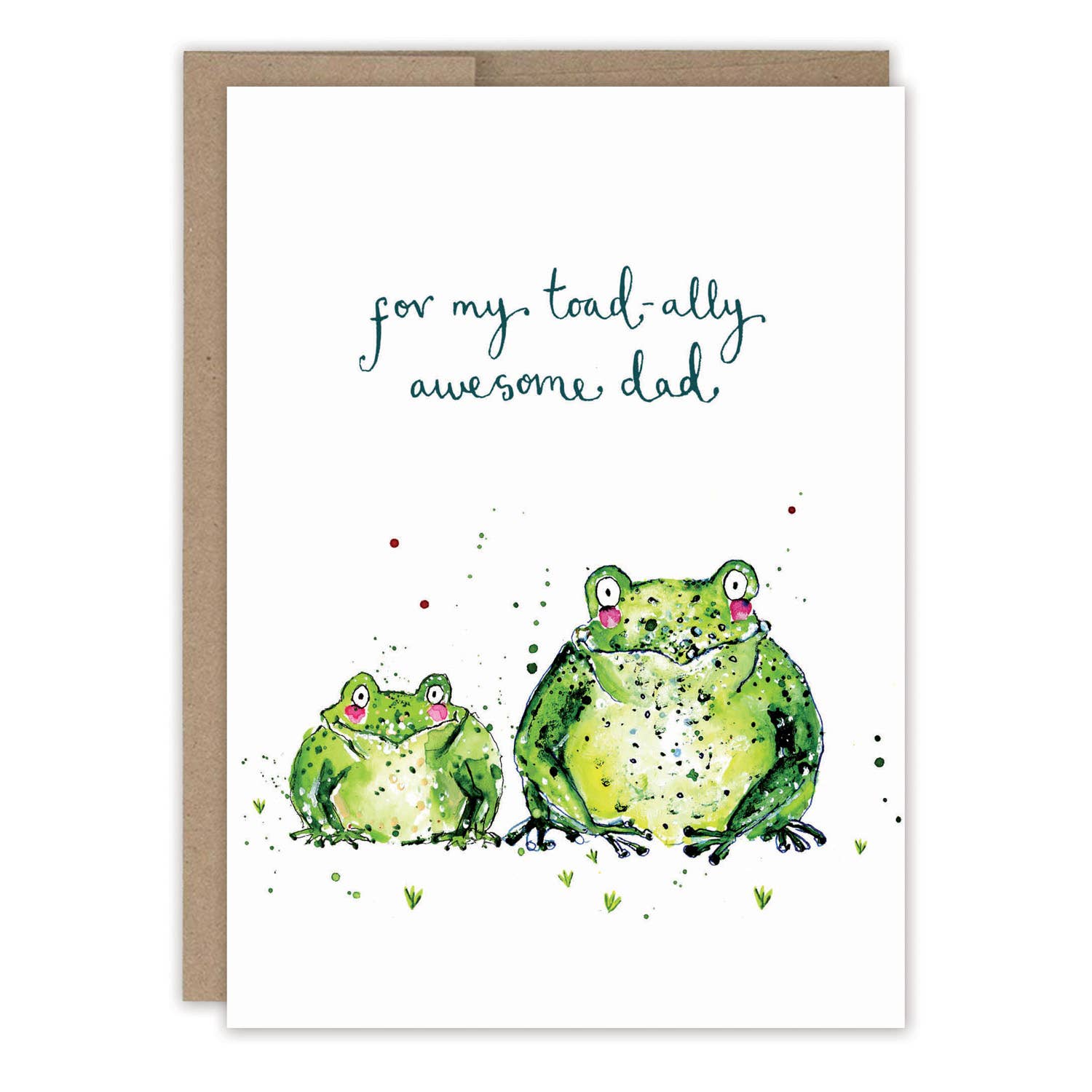 Toad-ally Awesome Dad Father's Day Card