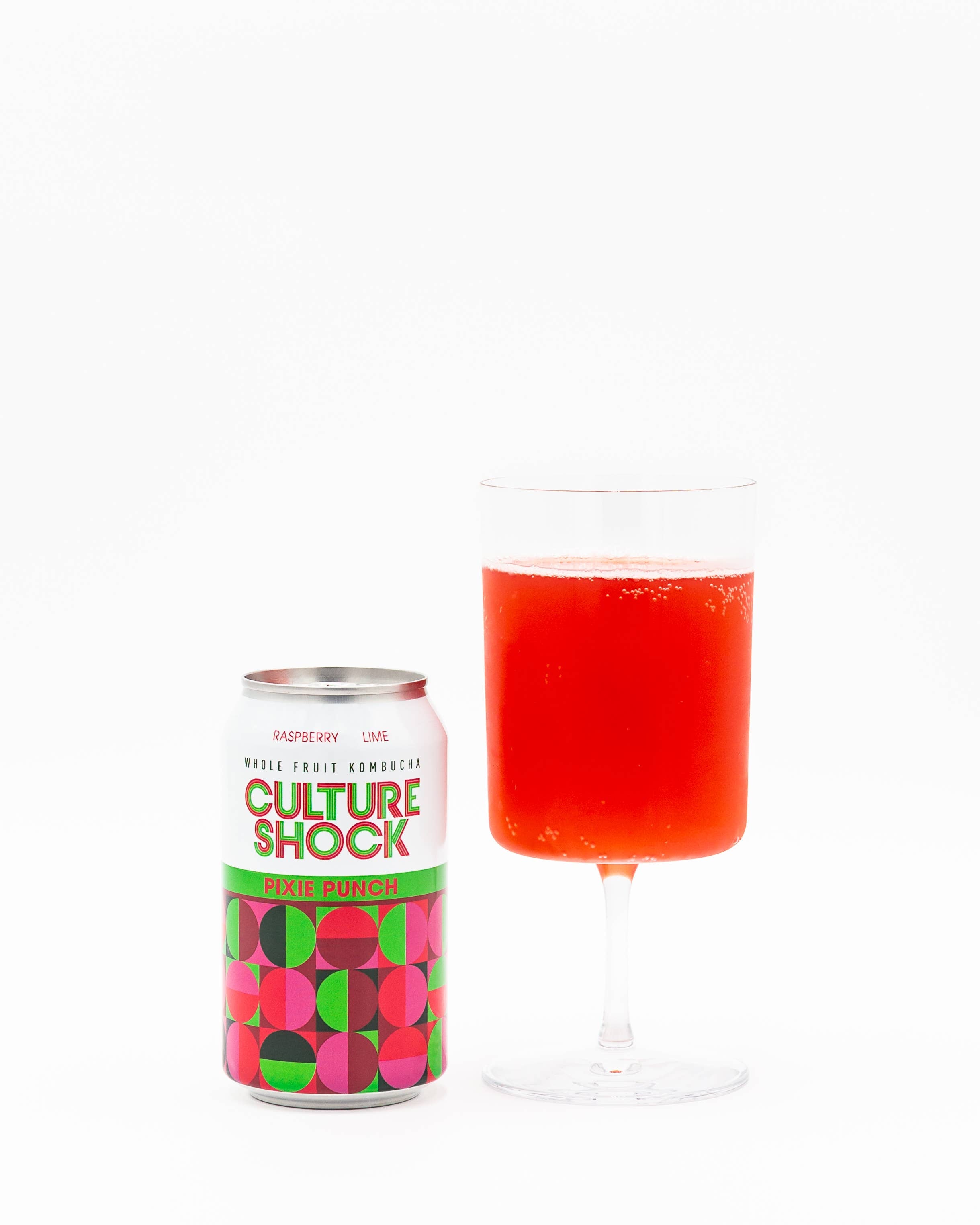 Kombucha, Pixie Punch, raspberry lime
