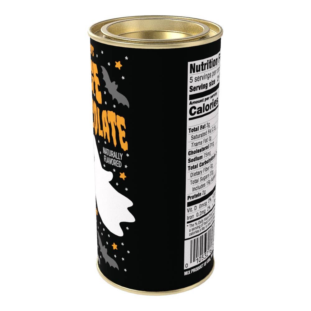 Halloween Ghost Orange Colorful Hot Chocolate (7oz Tins)