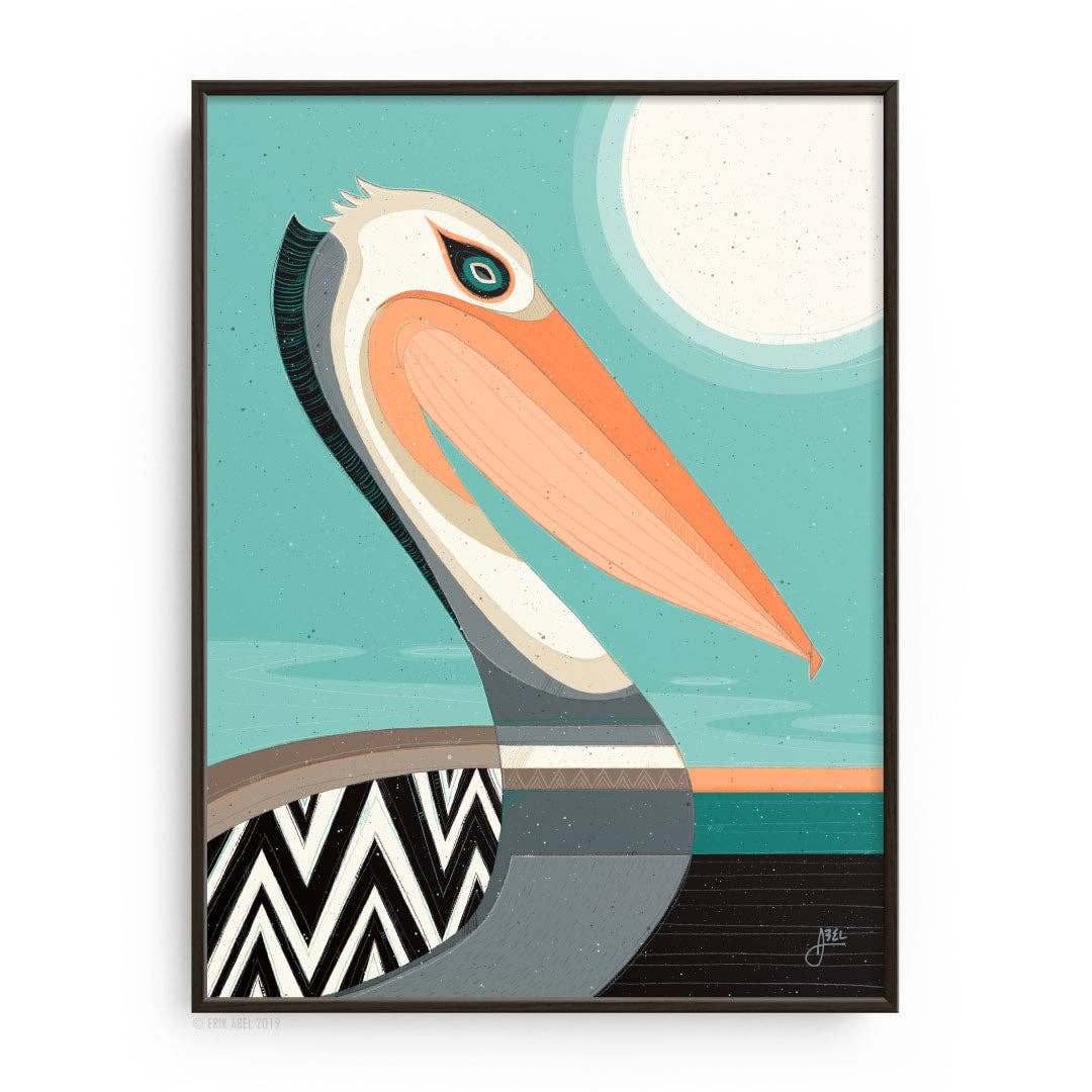Pelecanidae - WHLSL Print: Unframed / 9x12 / Bamboo Paper