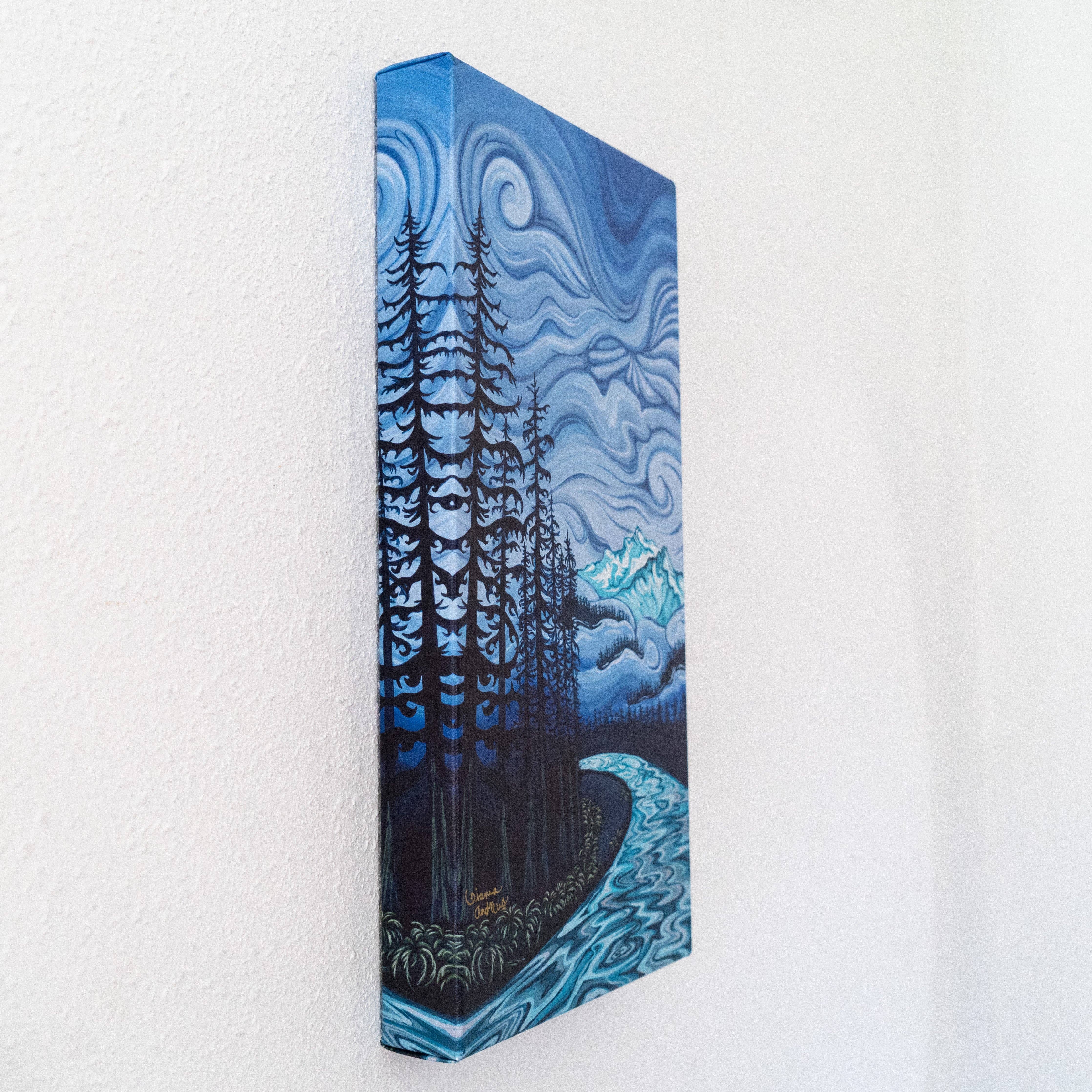 "Wandering in the Gloom" Print: 8x16" / Bamboo Paper