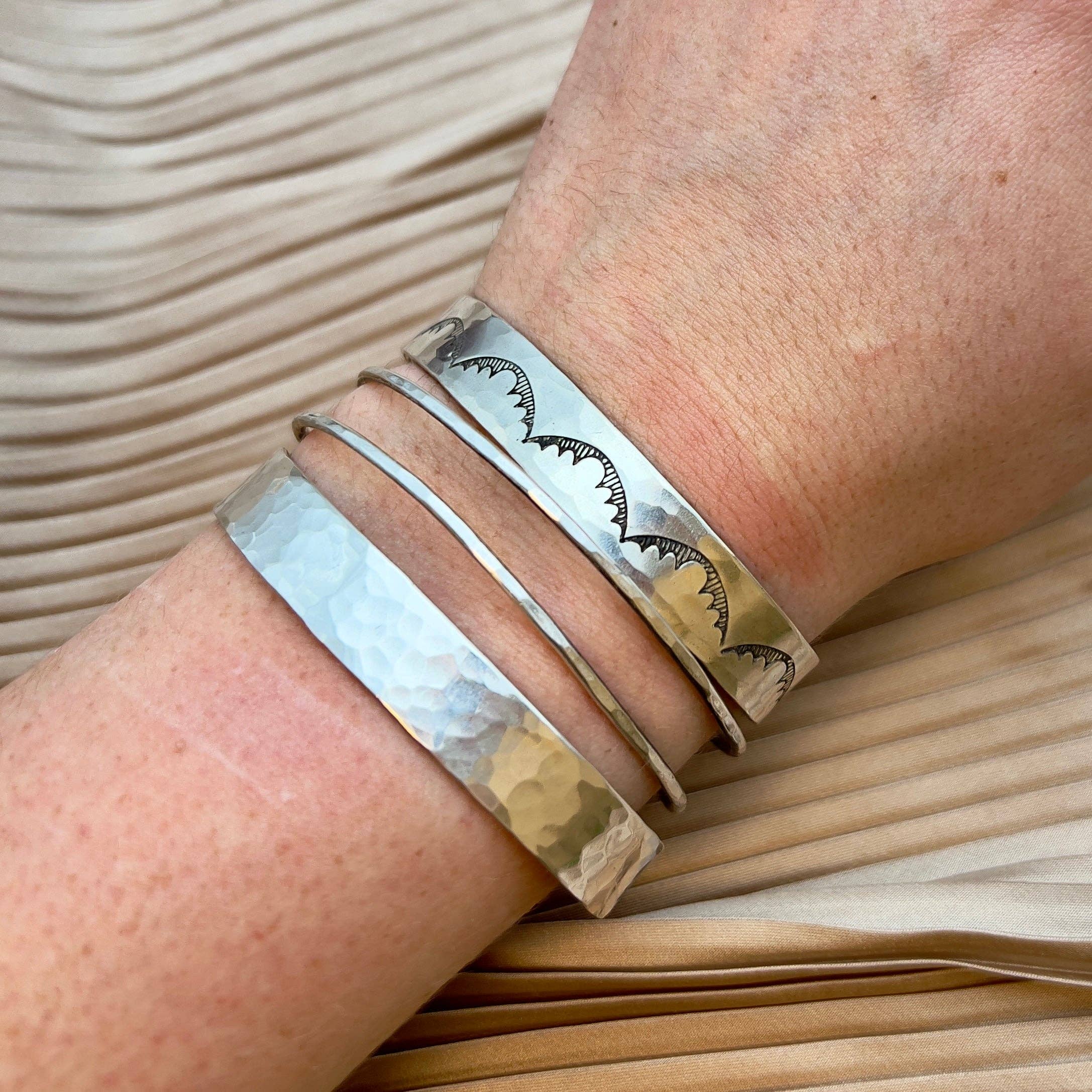 Handmade Together Cuff: Gold Finish