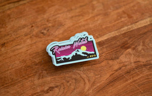 Rainier Watch Retro Neon Sticker