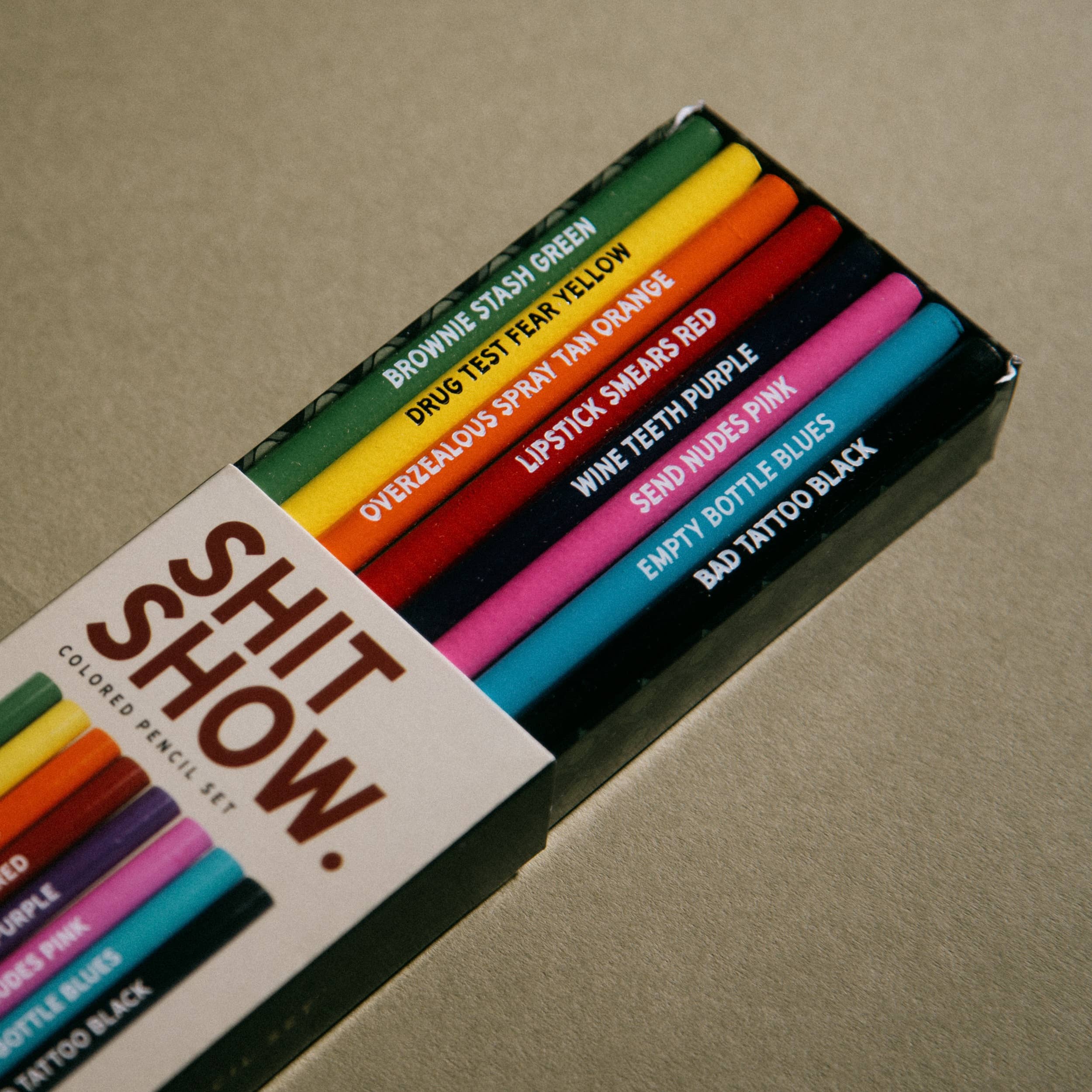 Shit Show Colored Pencils | Funny Pencils | Gift