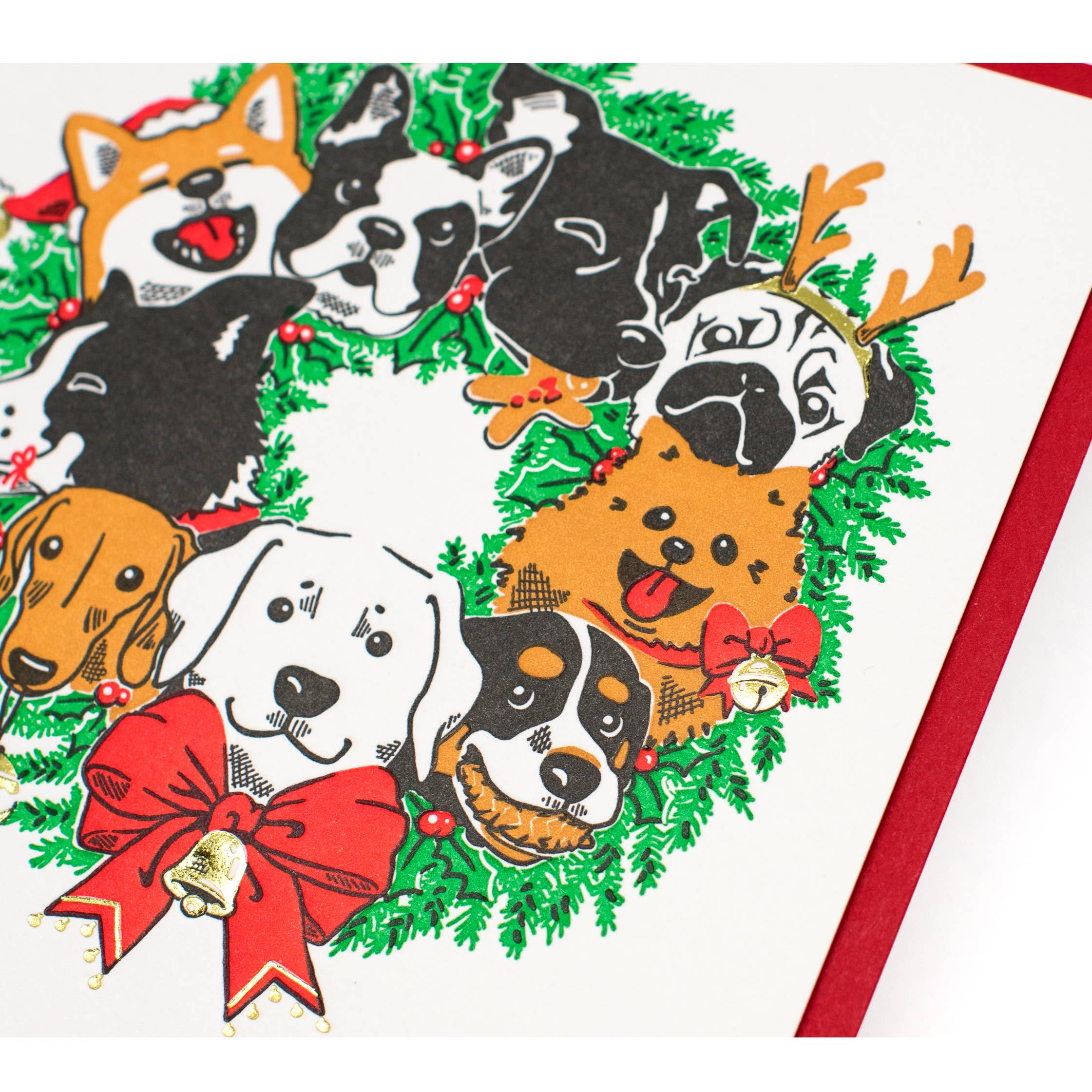 Happy Howlidays Dog Card: Single Card