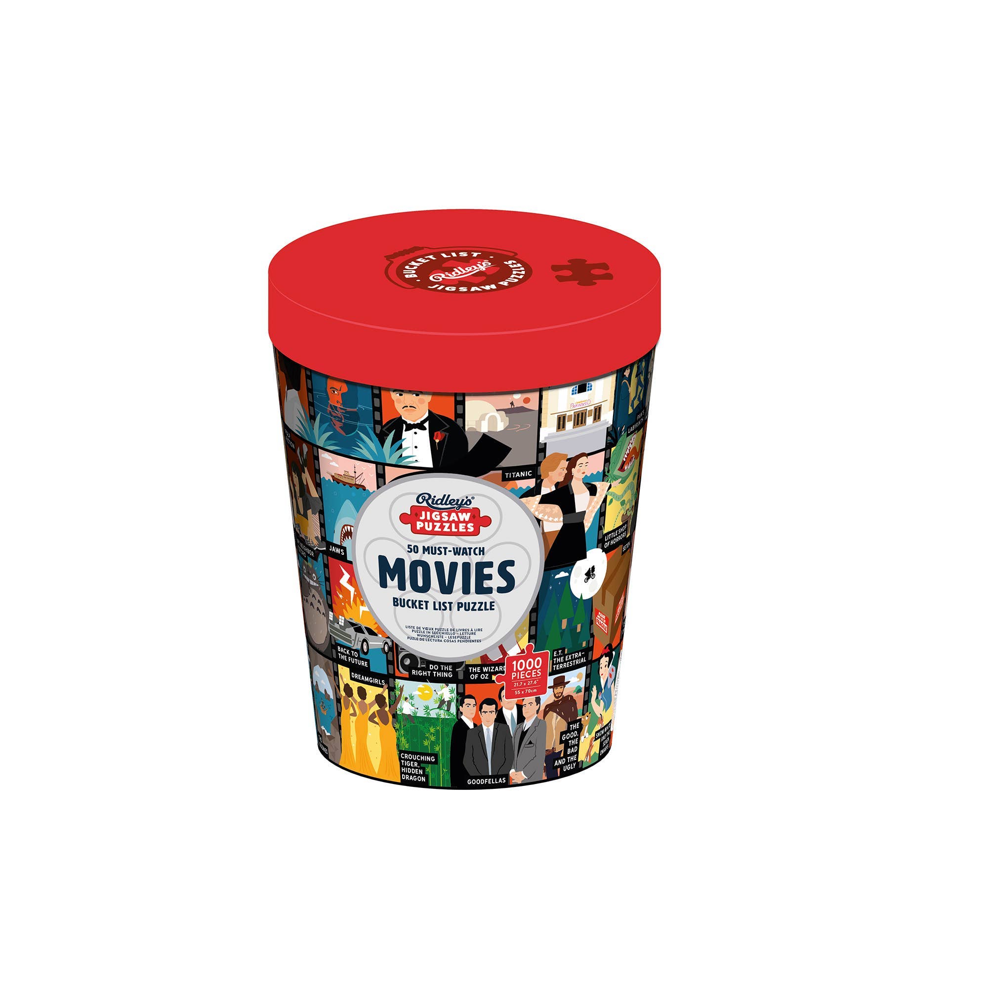 50 Must-Watch Movies Bucket List 1000-Piece Puzzle