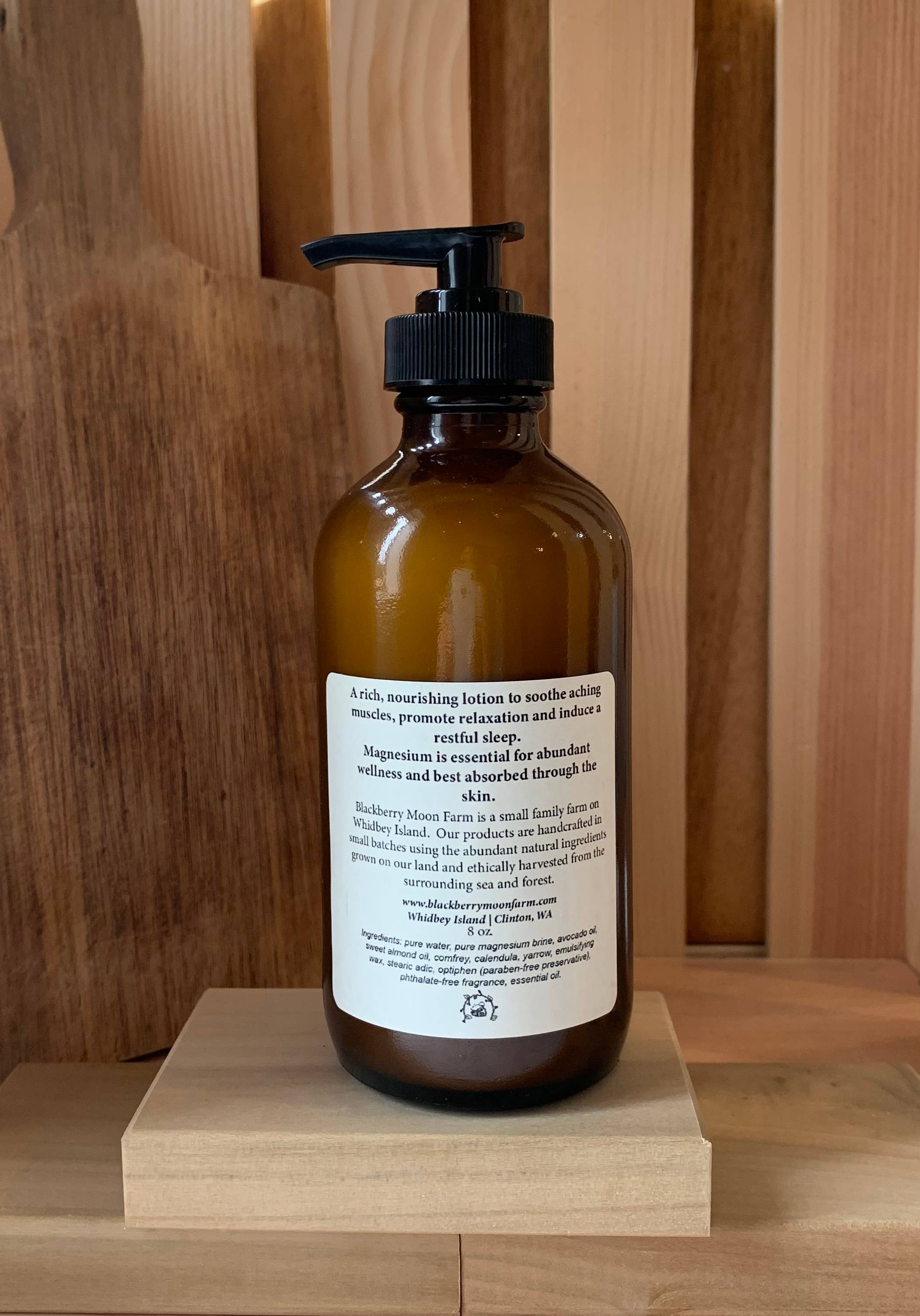 Rest Well Herbal Magnesium Body Lotion: 3.4oz plastic bottle