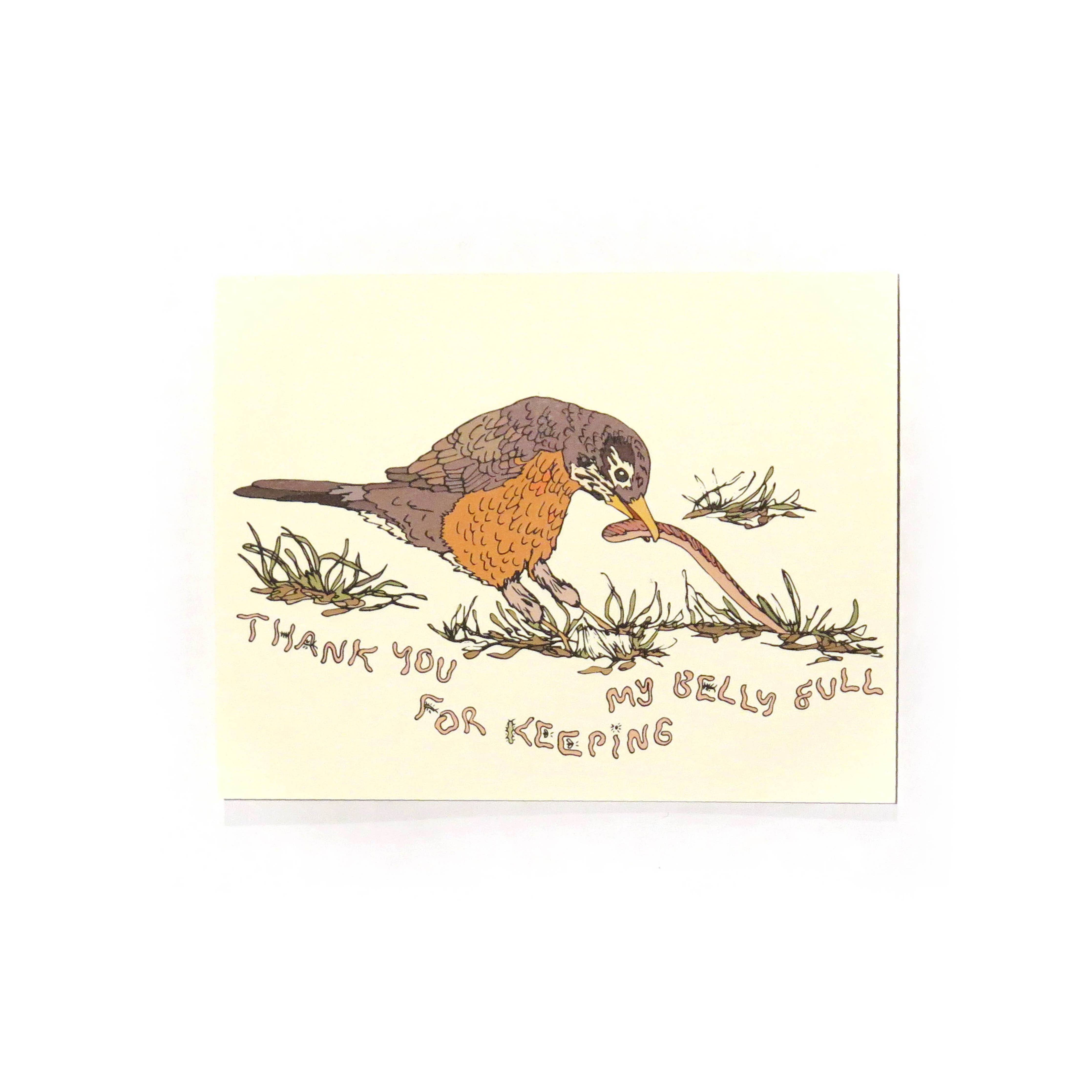 Robin Catching Worms