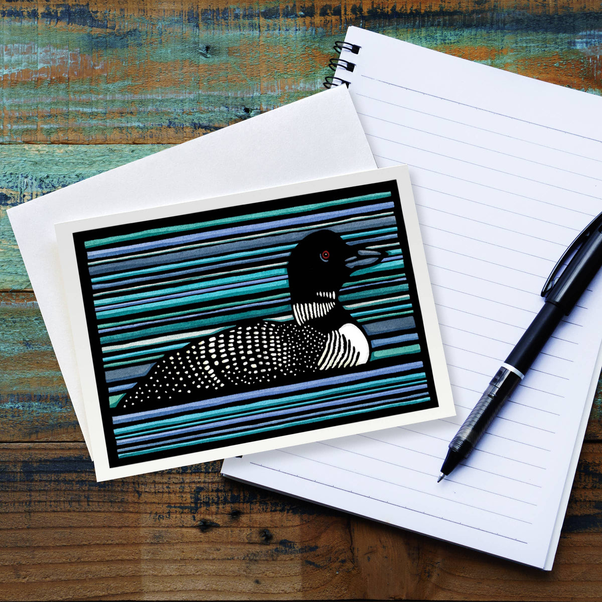 Greeting Card Loon
