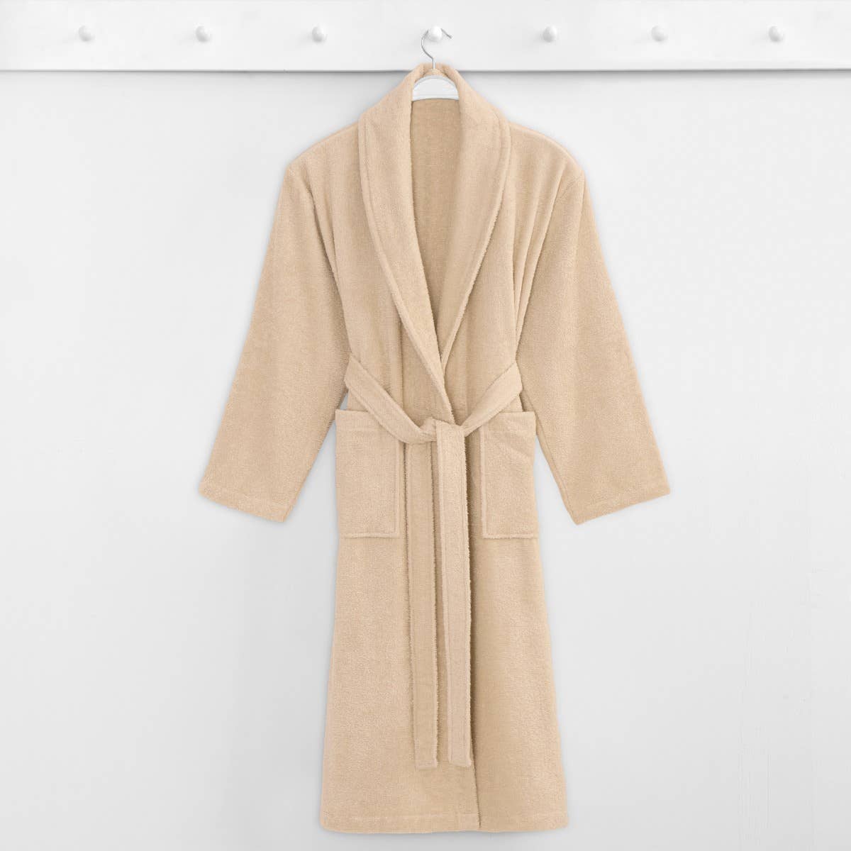 100% Turkish Cotton Unisex Aristocrat Bathrobe: Navy / S/M