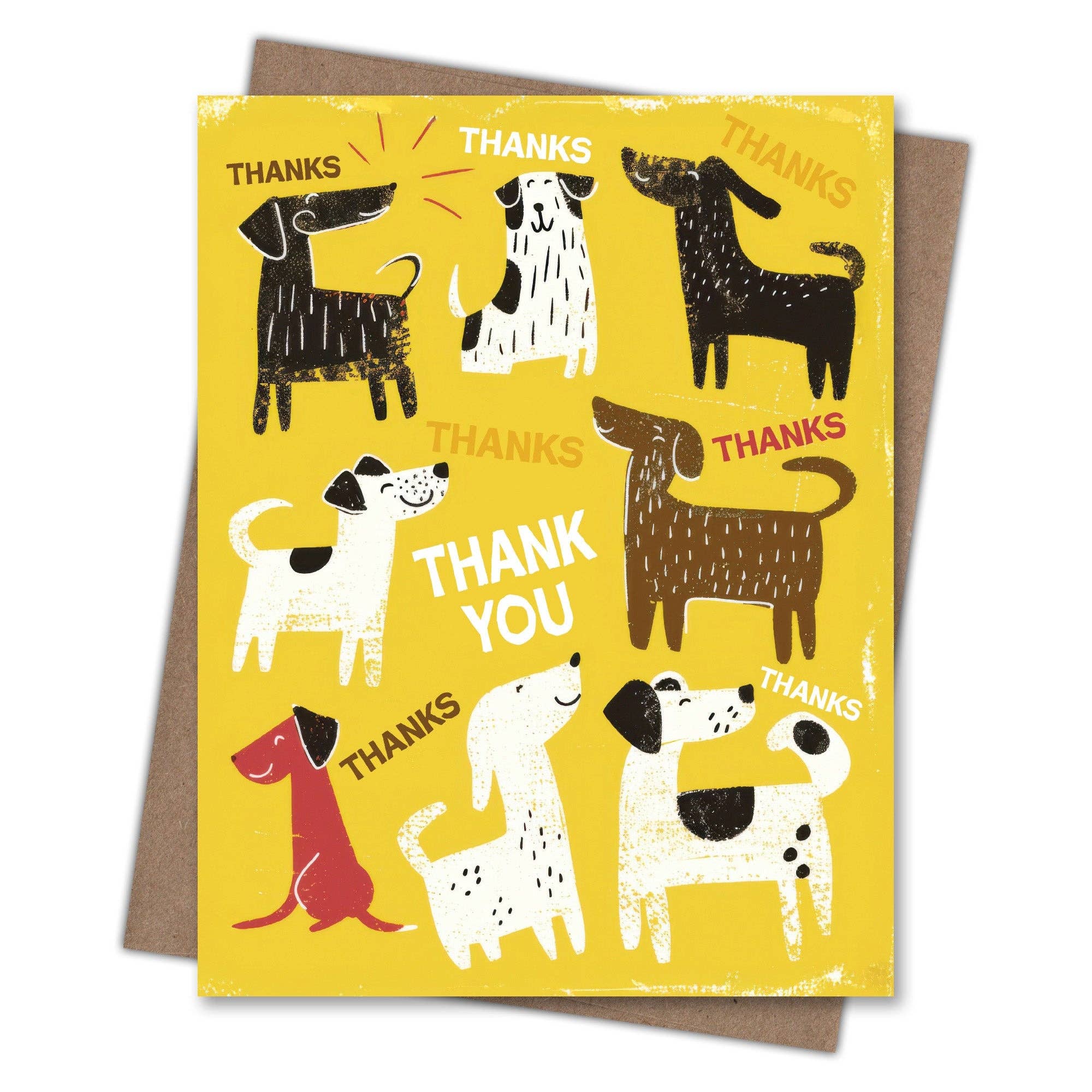 Dogs Thank You Card