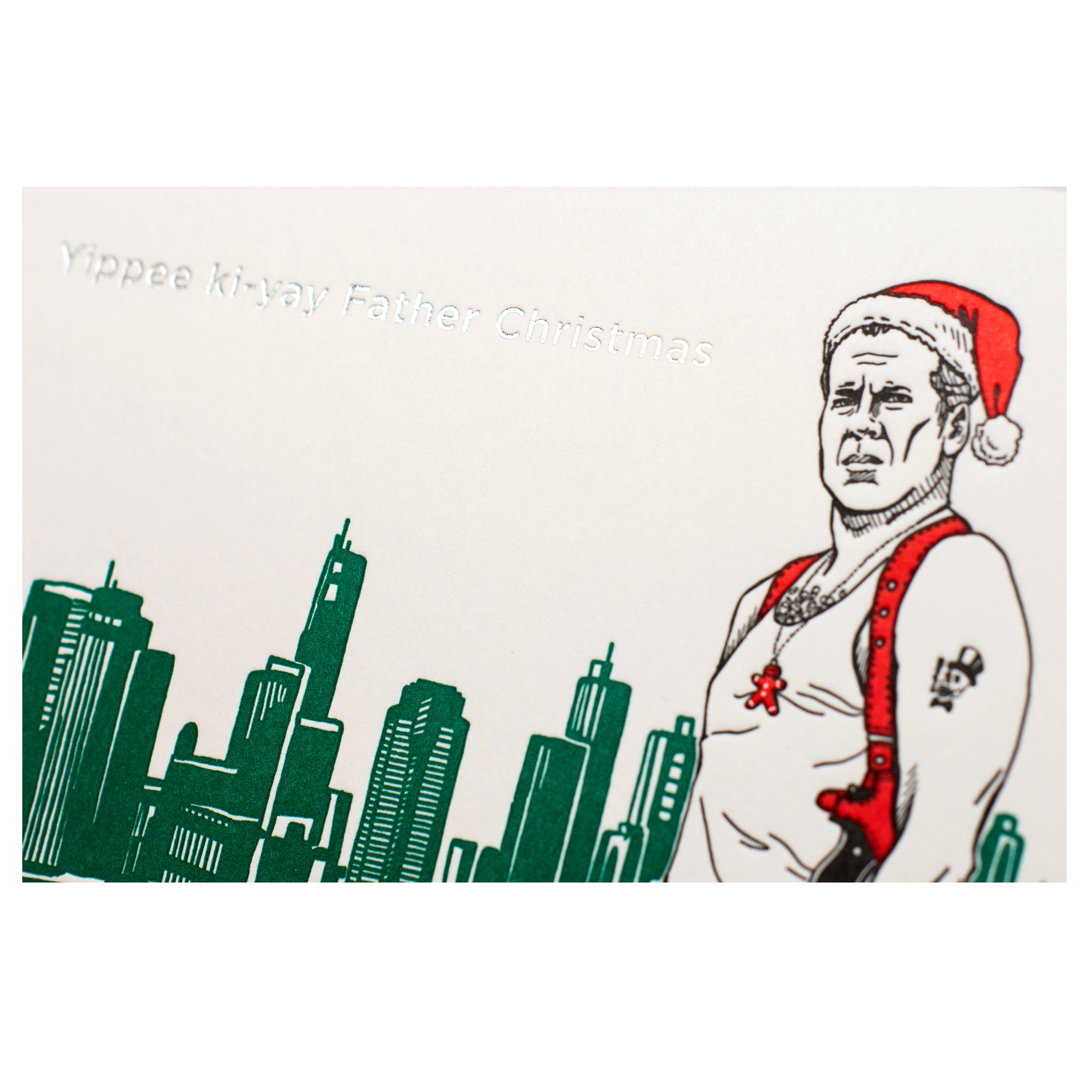 Father Christmas Die Hard Throwback Card: Single Card