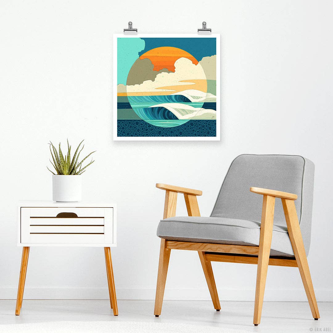 Intersessions 2 - WHLSL Print: Unframed / 12x12 / Bamboo Paper