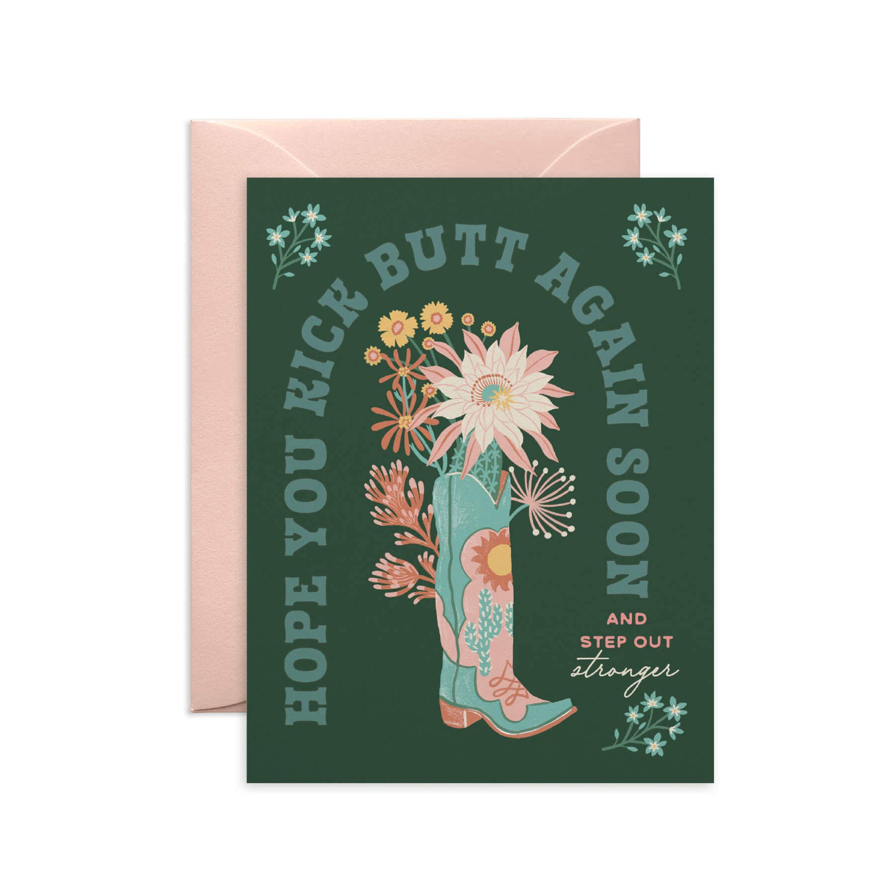 Kick Butt Boot Card