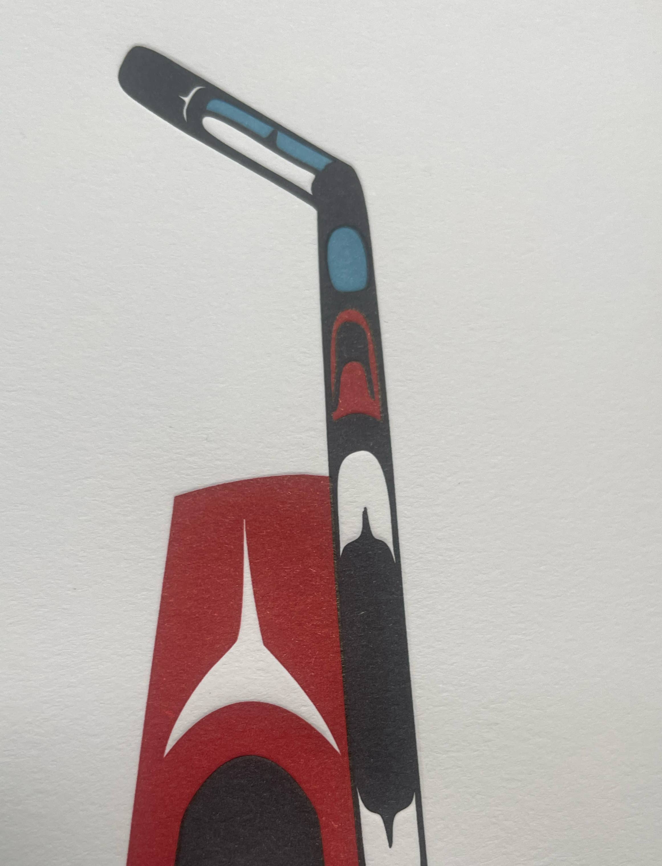 PNW Native American Vacuum Cleaner "5x7" Letterpress Print
