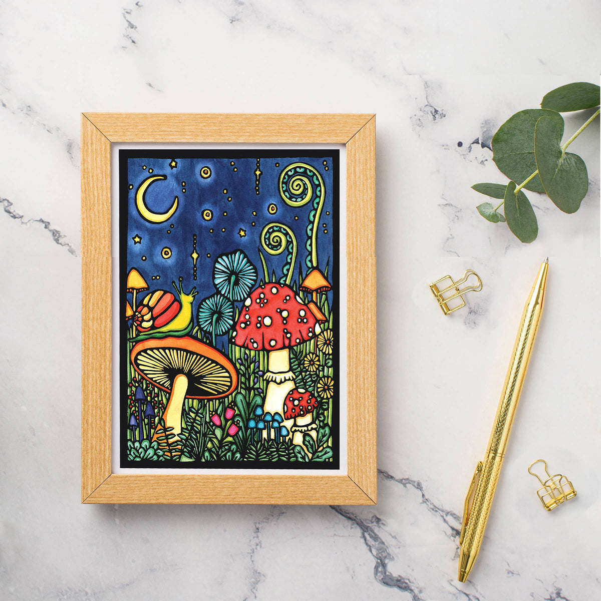Greeting Card Mushroom