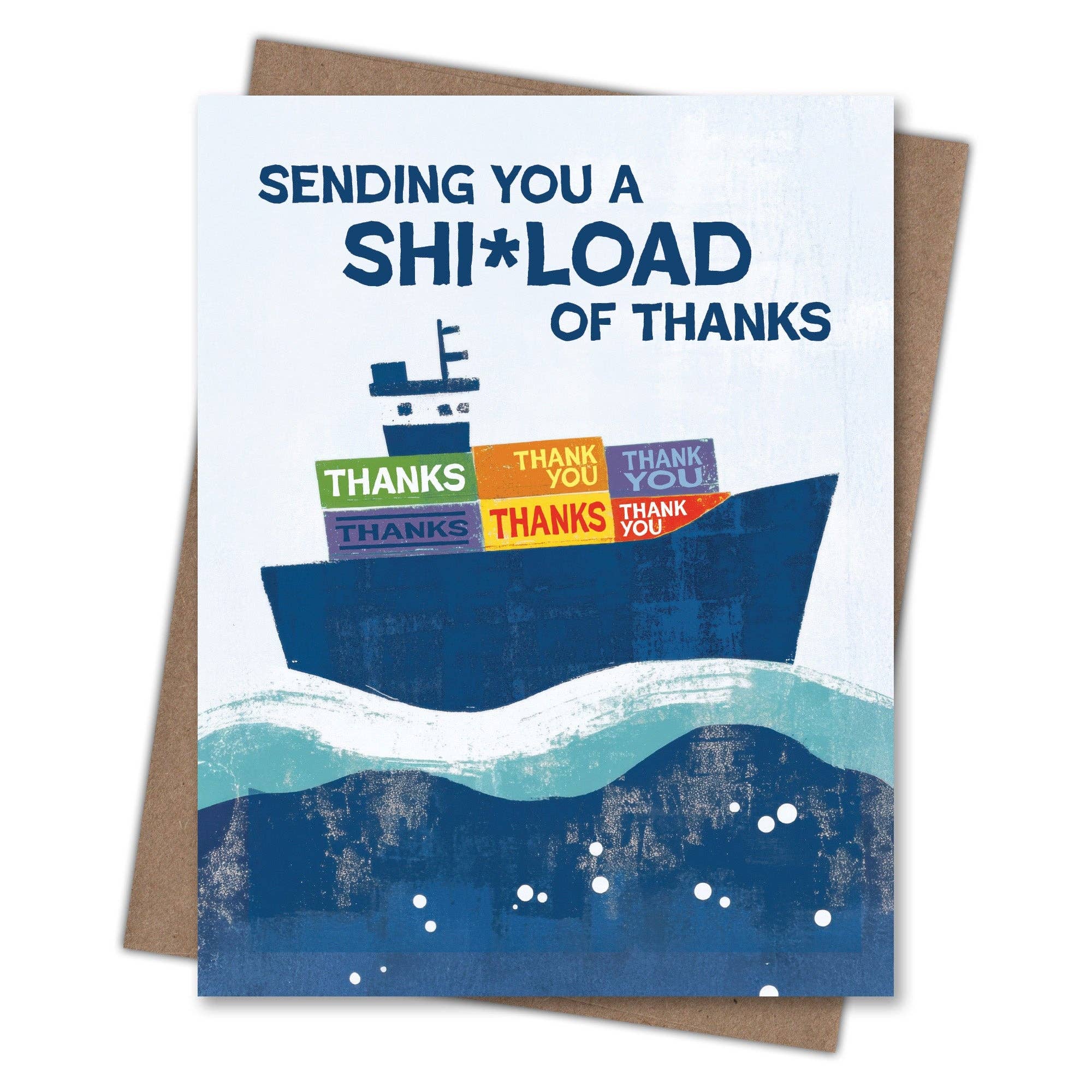 Shipload of Thanks Thank You Card