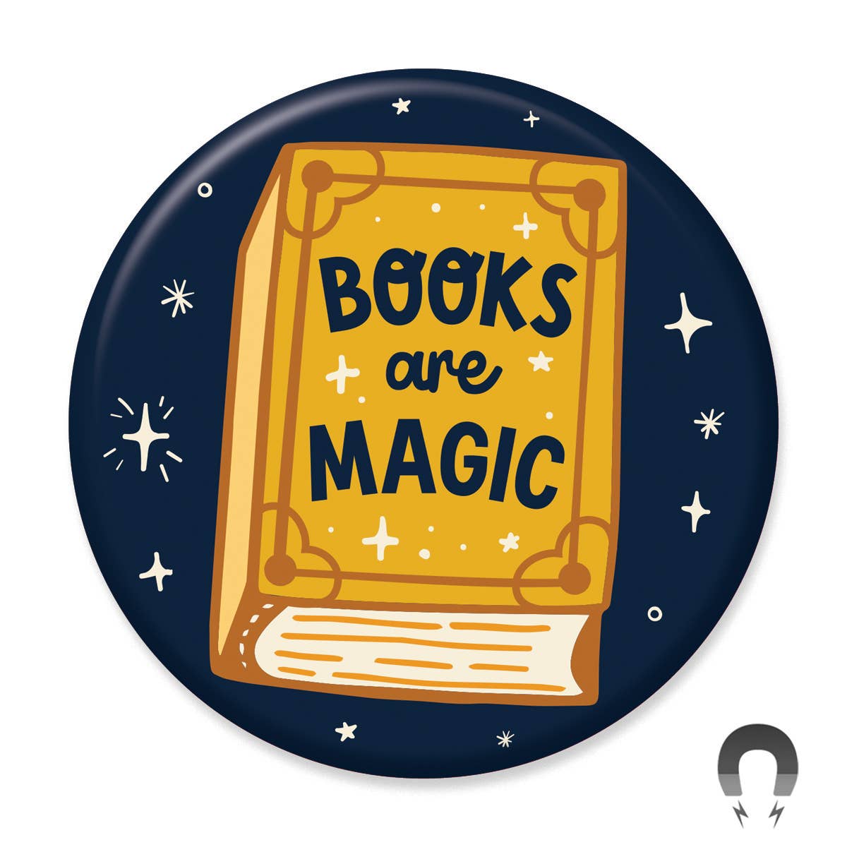 Books Are Magic Big Magnet
