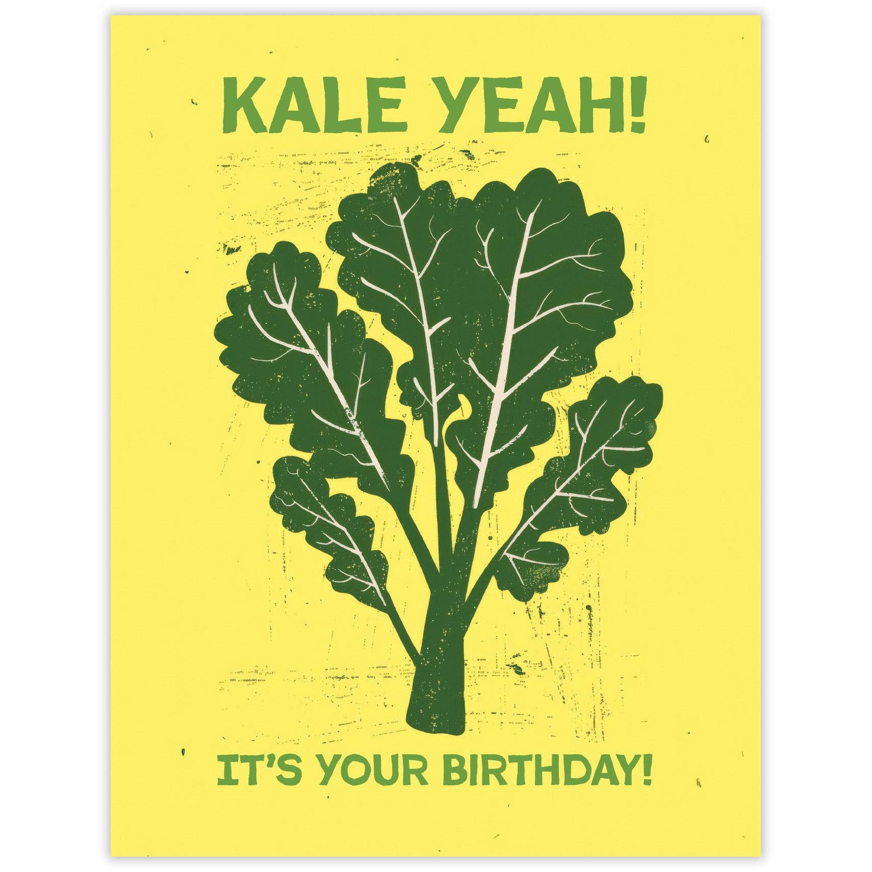 Kale Yeah Birthday Card