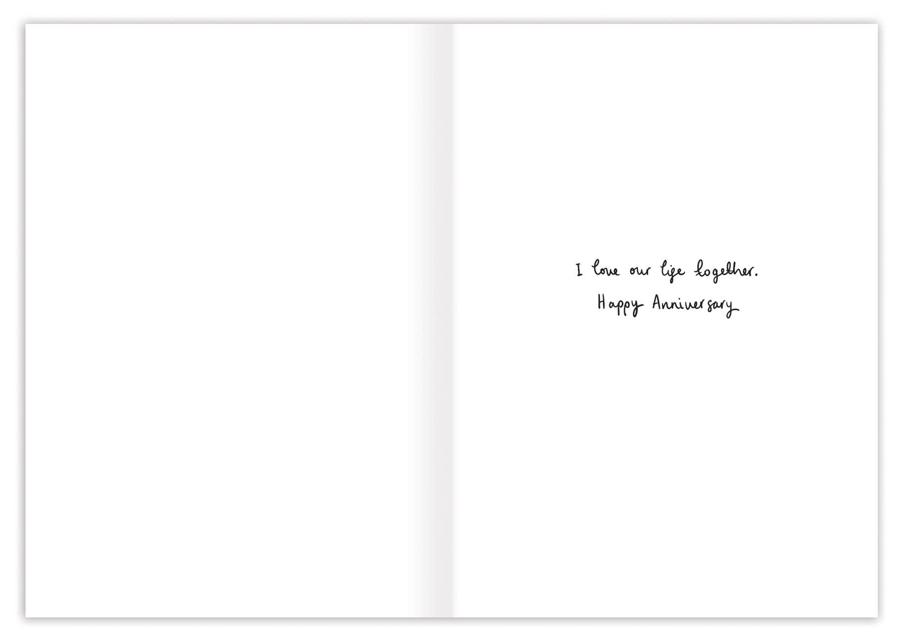 How Lucky Are We Anniversary Card