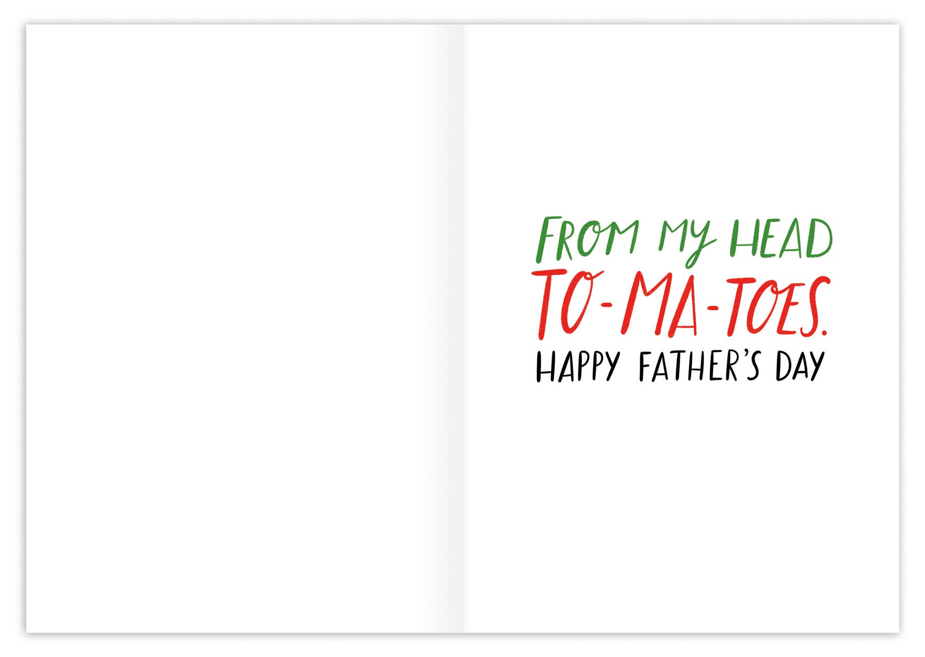 Tomatoes Father's Day Card