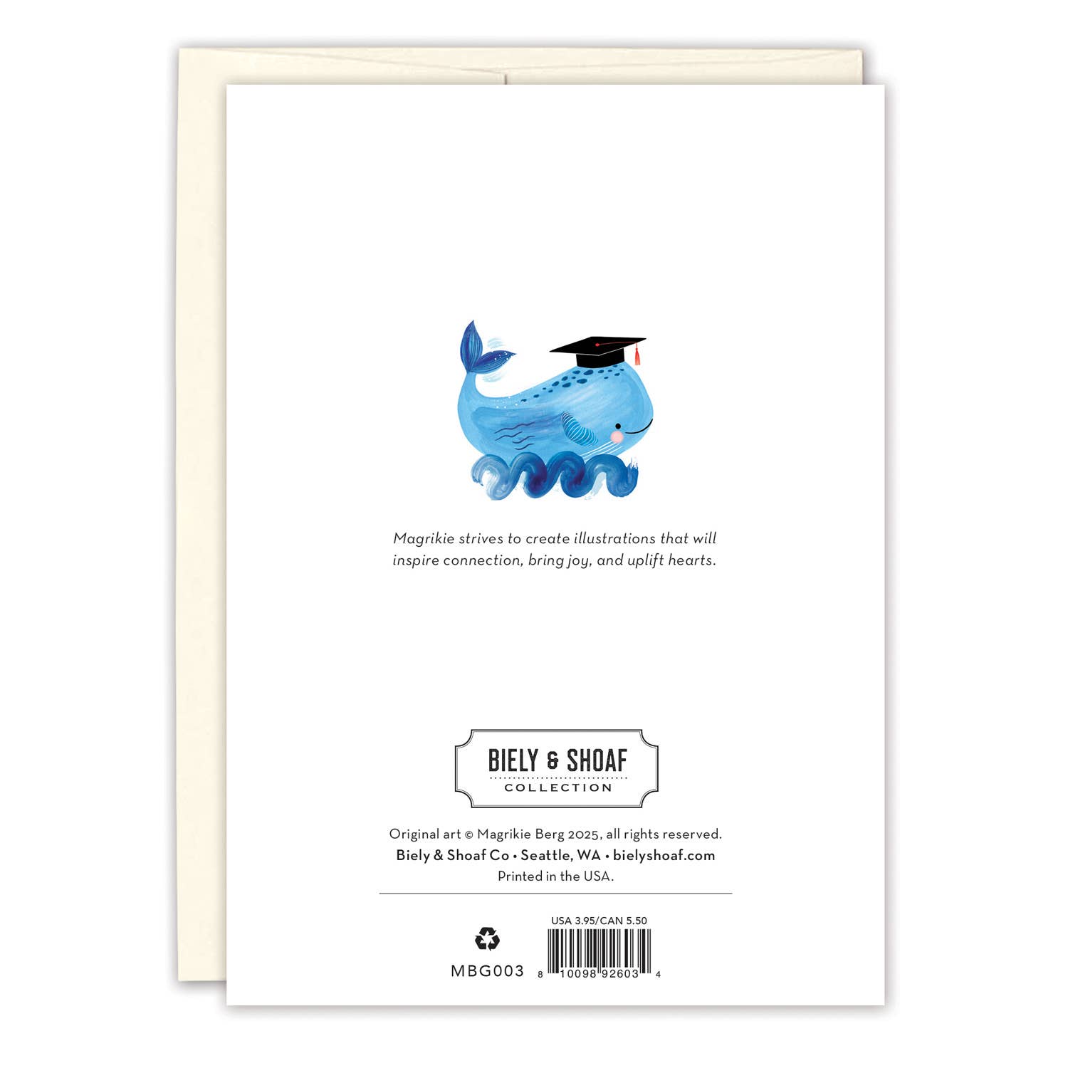 Whale Done Graduation Card