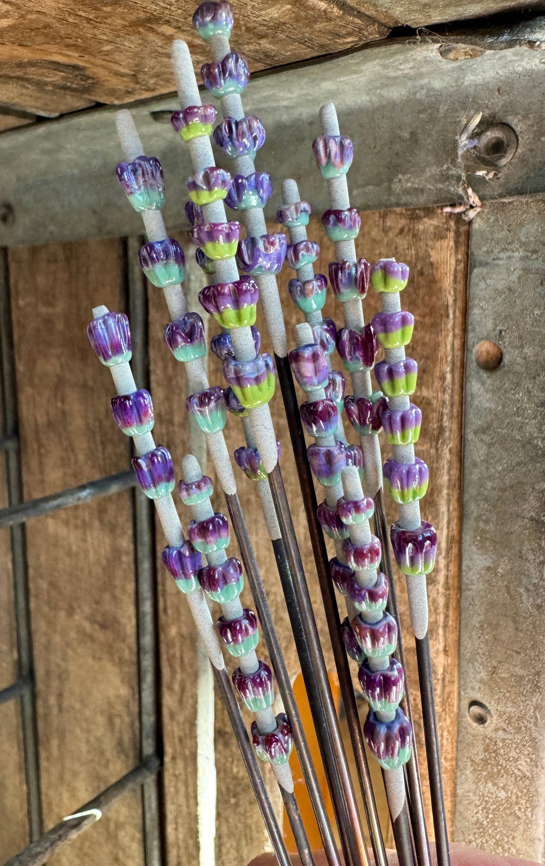 Lavender Threader Earrings