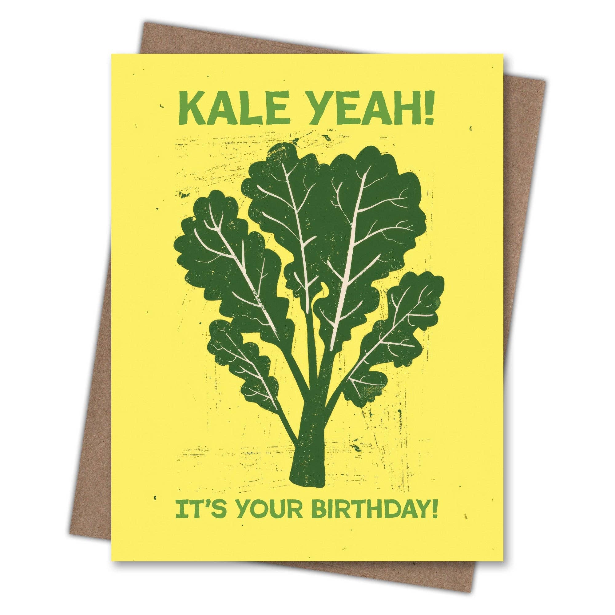 Kale Yeah Birthday Card