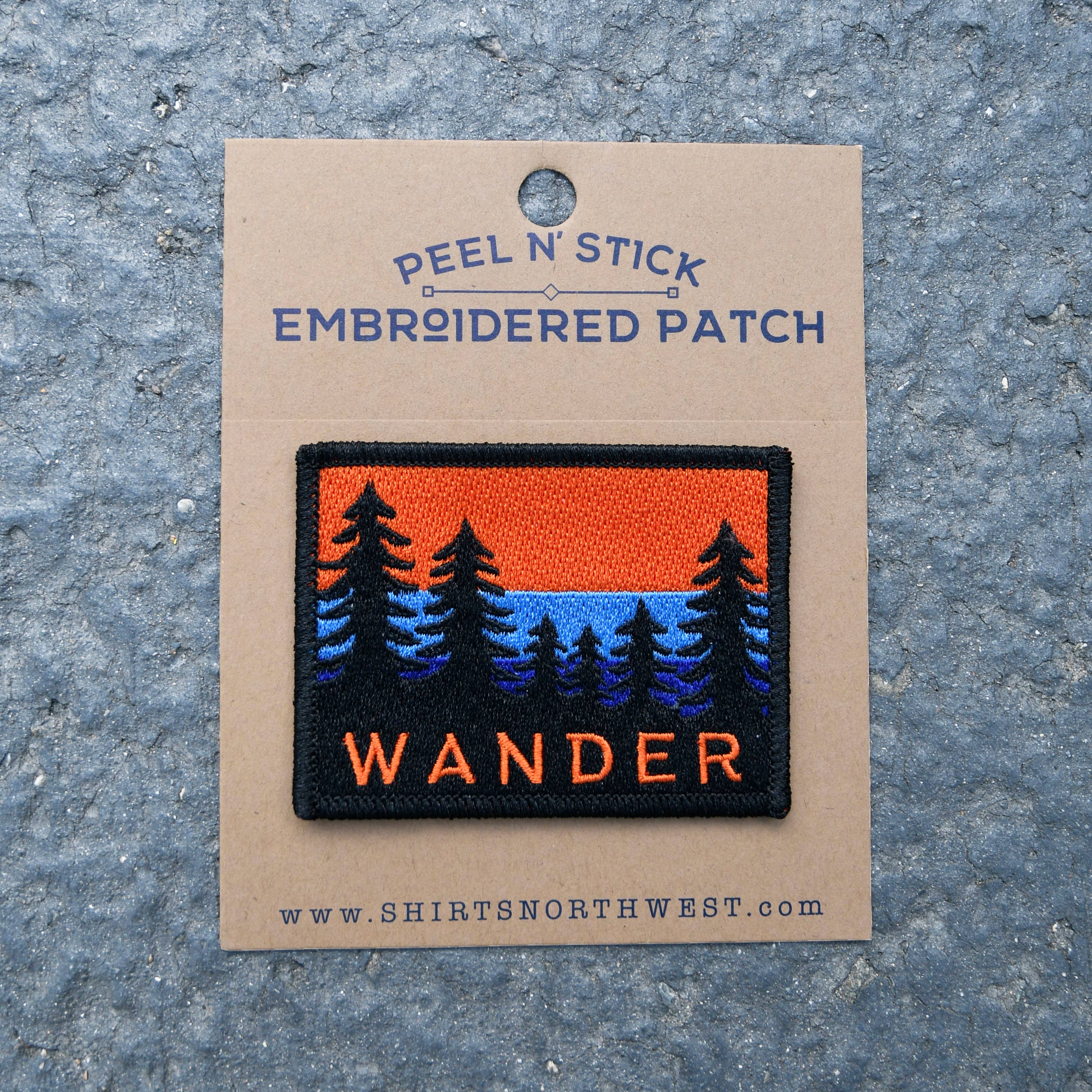 Peel 'N stick patches: WANDER