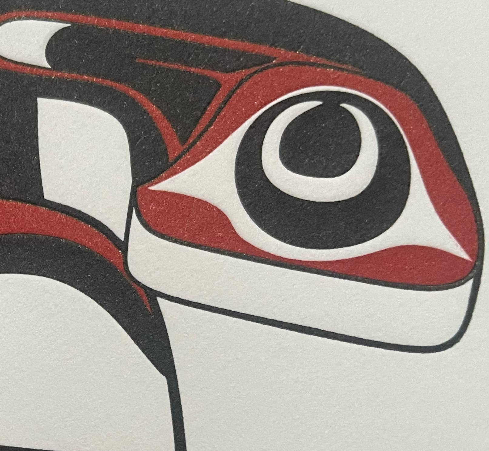 PNW Native American Rotary Telephone 5"x7" Letterpress Print