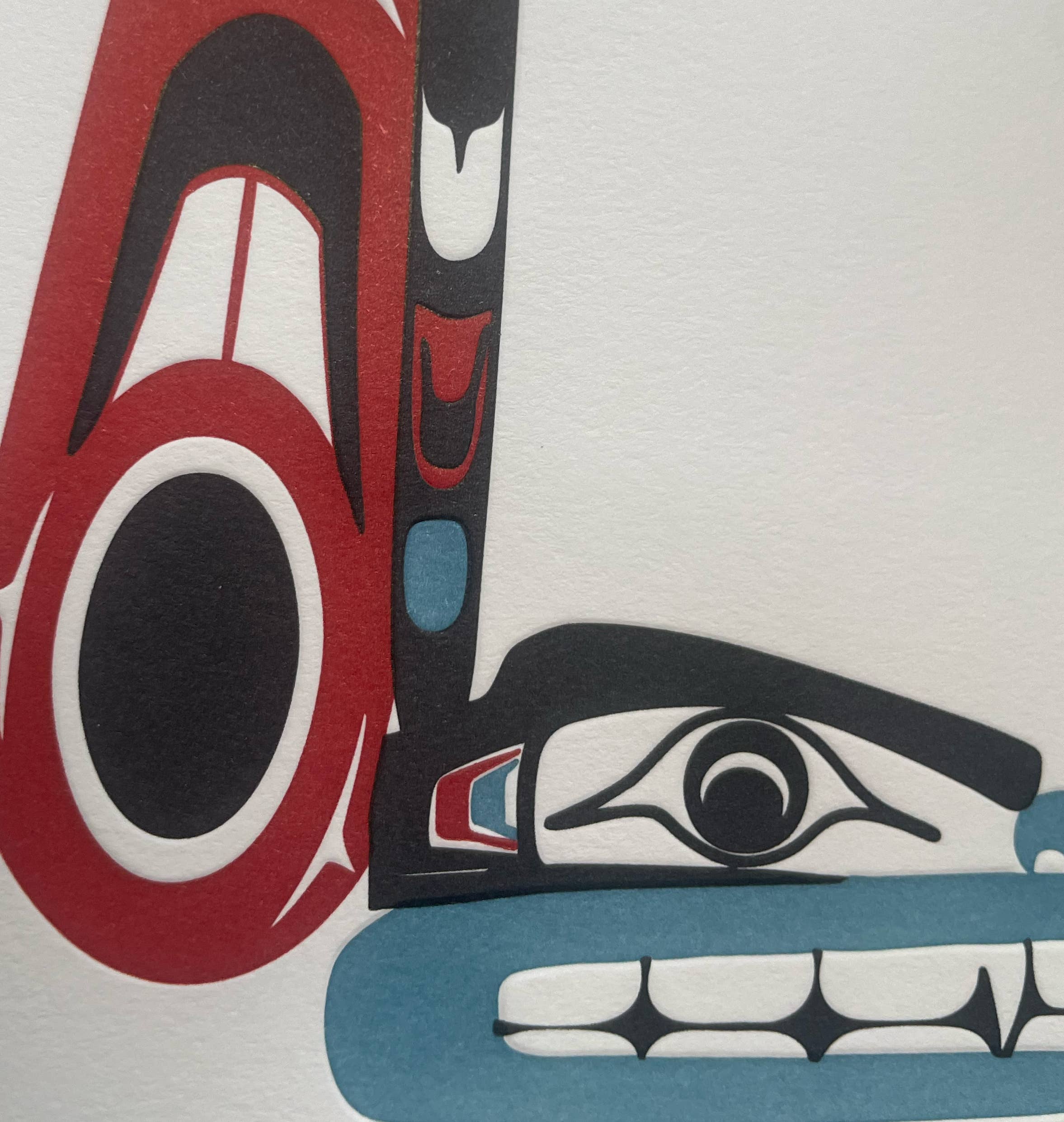PNW Native American Vacuum Cleaner "5x7" Letterpress Print