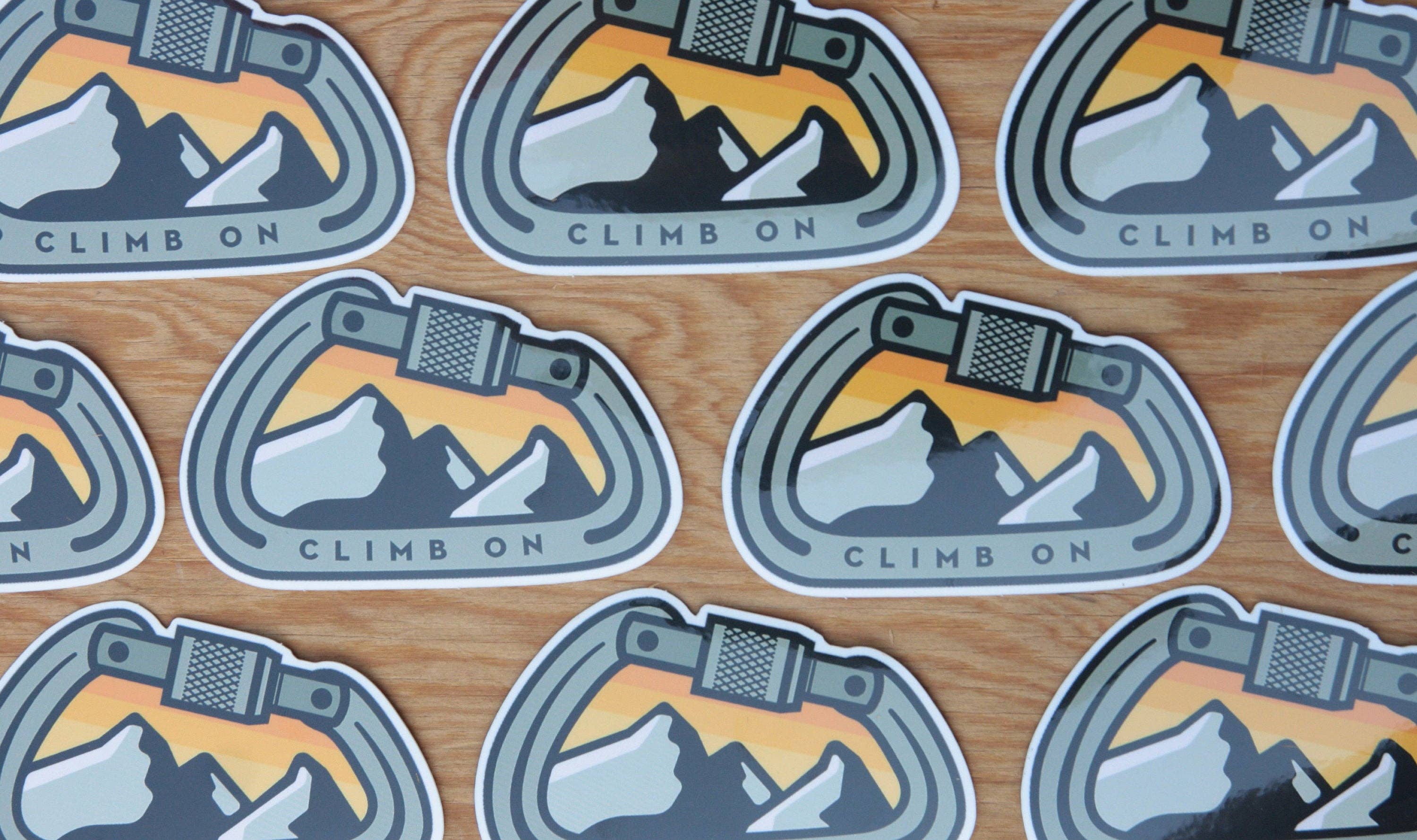 Climb On - Vinyl Sticker
