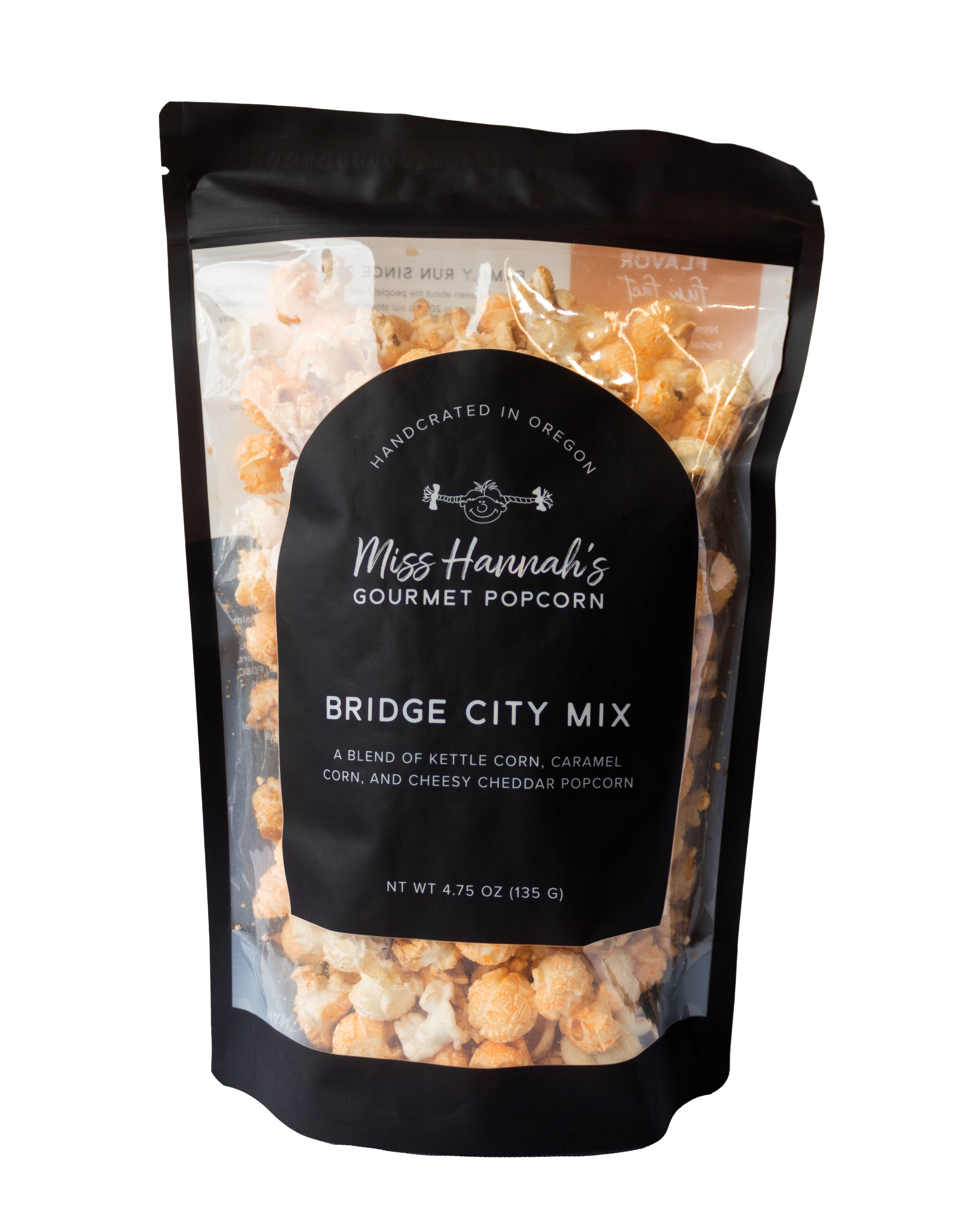 Bridge City Mix Popcorn: Clear Bag (4 Month Shelf Life)