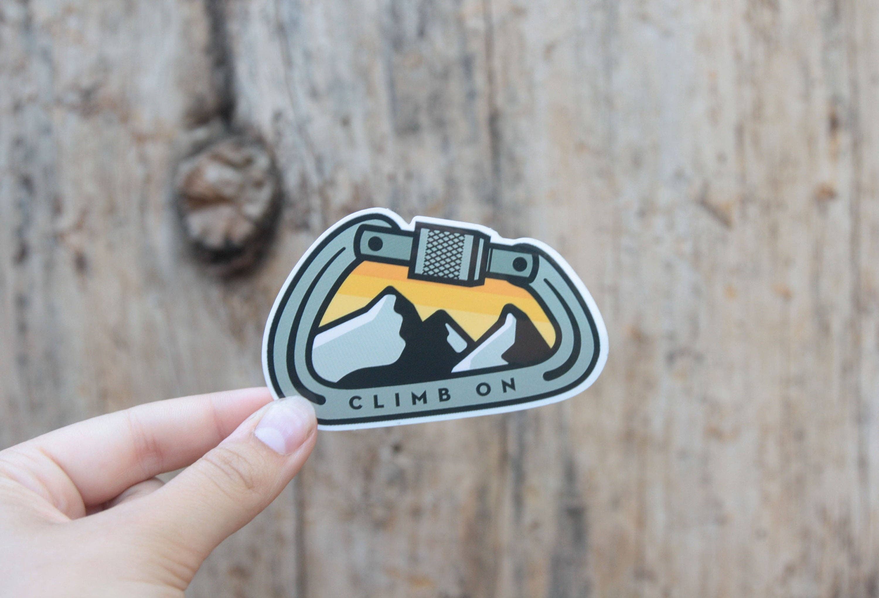 Climb On - Vinyl Sticker