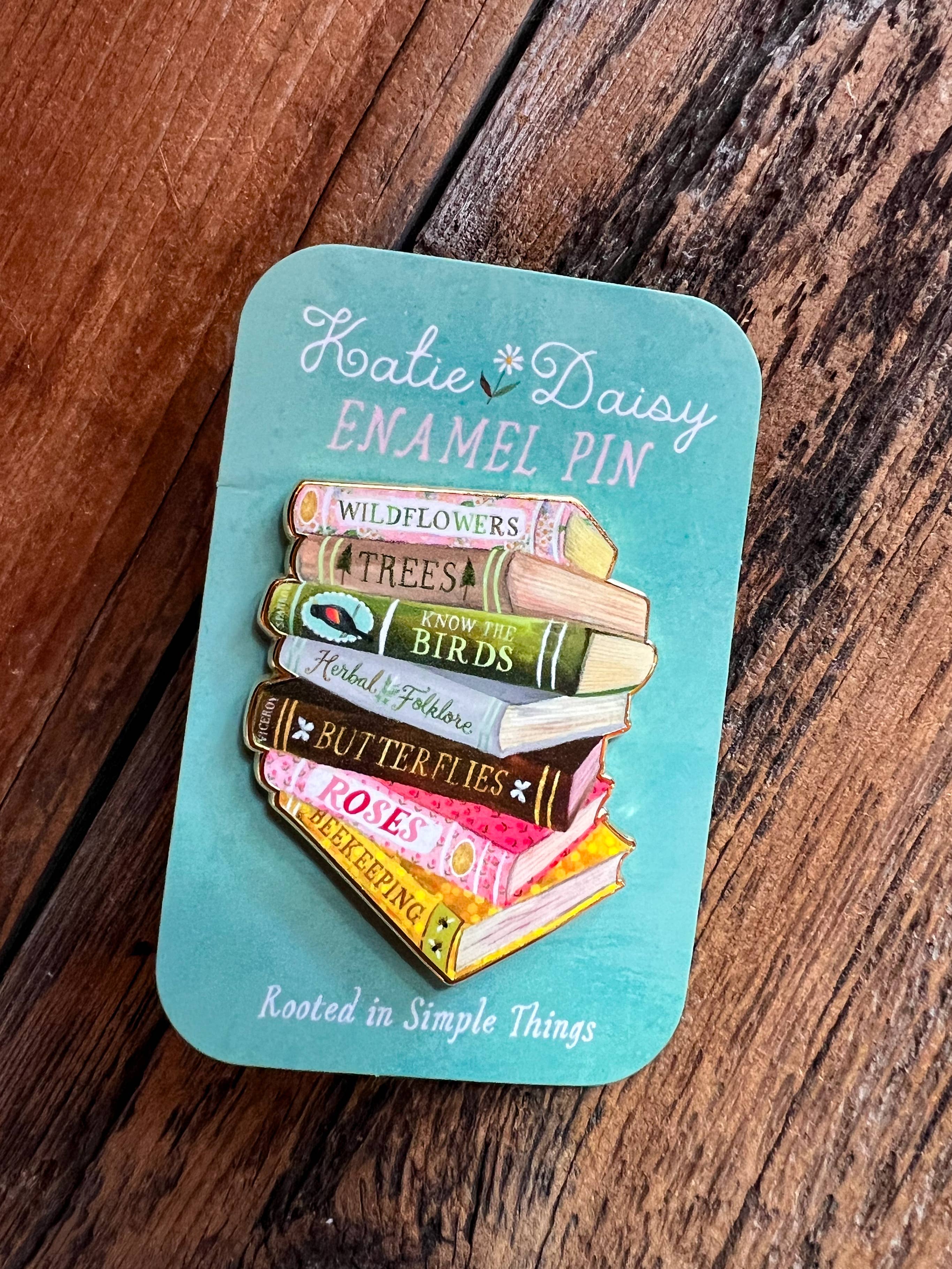 Books Enamel Pin 