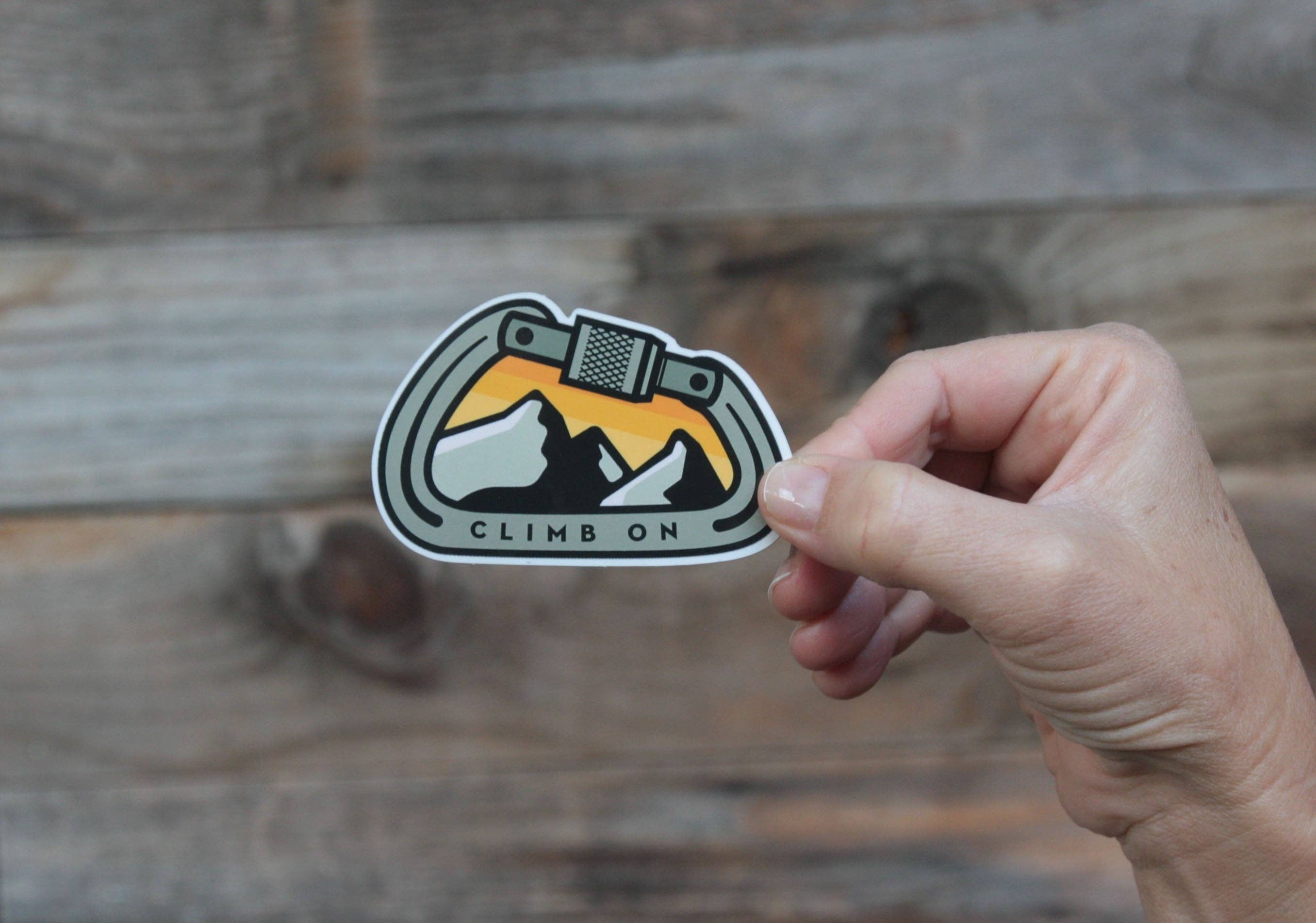 Climb On - Vinyl Sticker