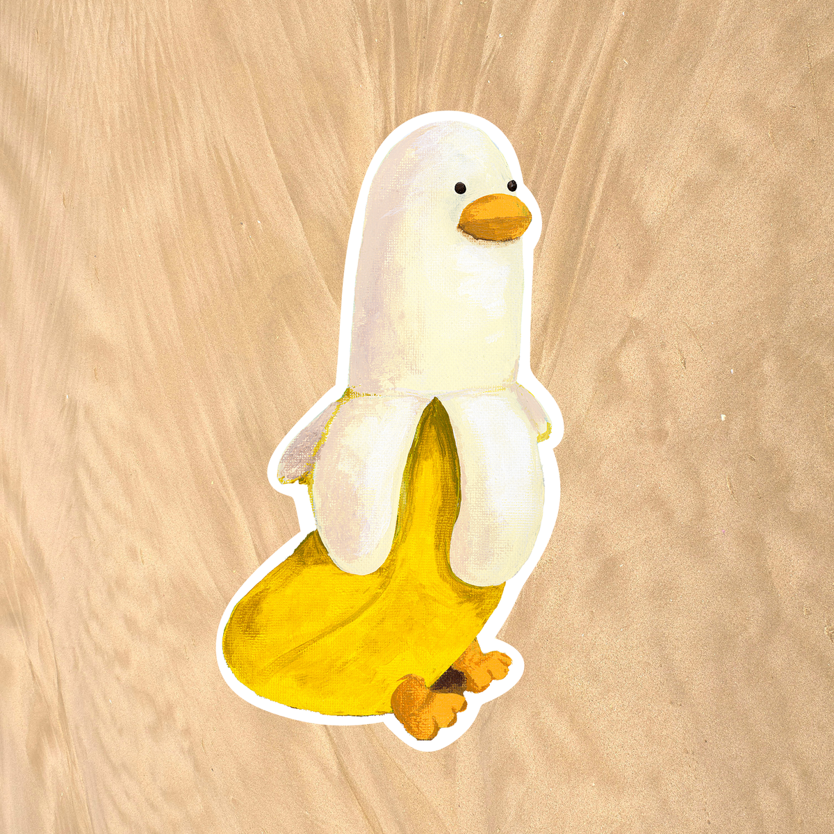Banana Duck - Sticker