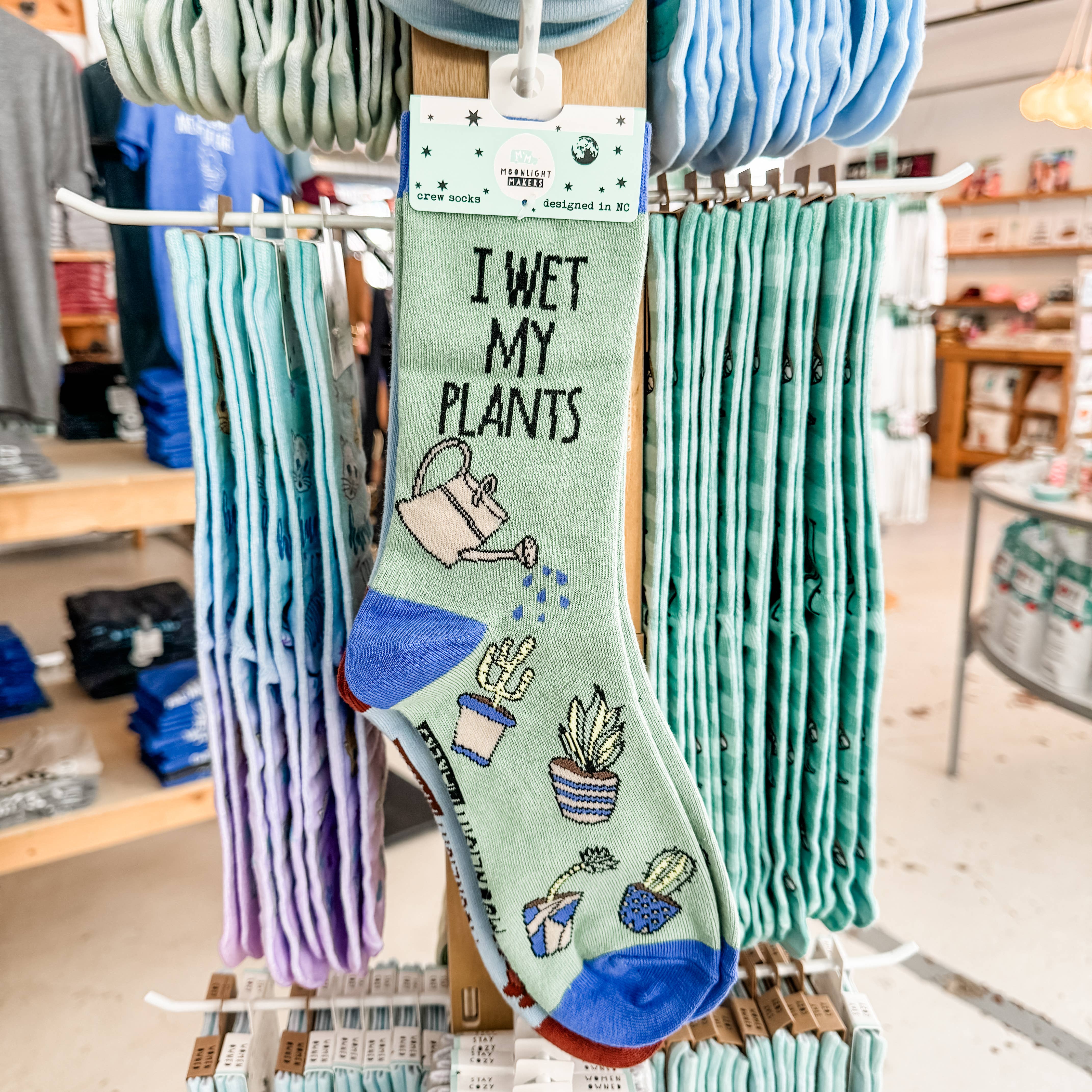 I Wet My Plants - Funny Unisex Socks