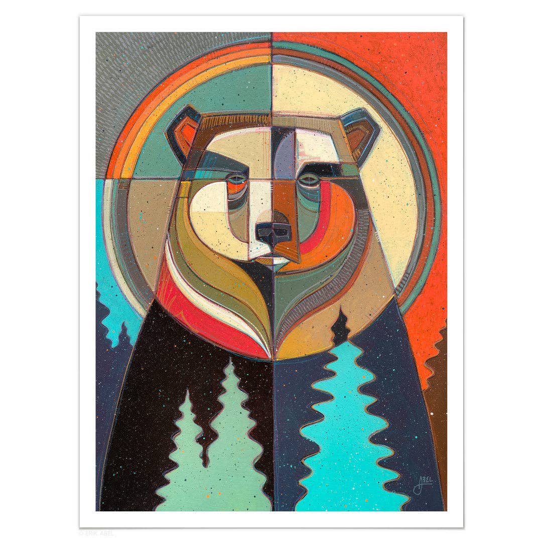 Ursus 4 - WHLSL Print: Unframed / 9x12 / Bamboo Paper