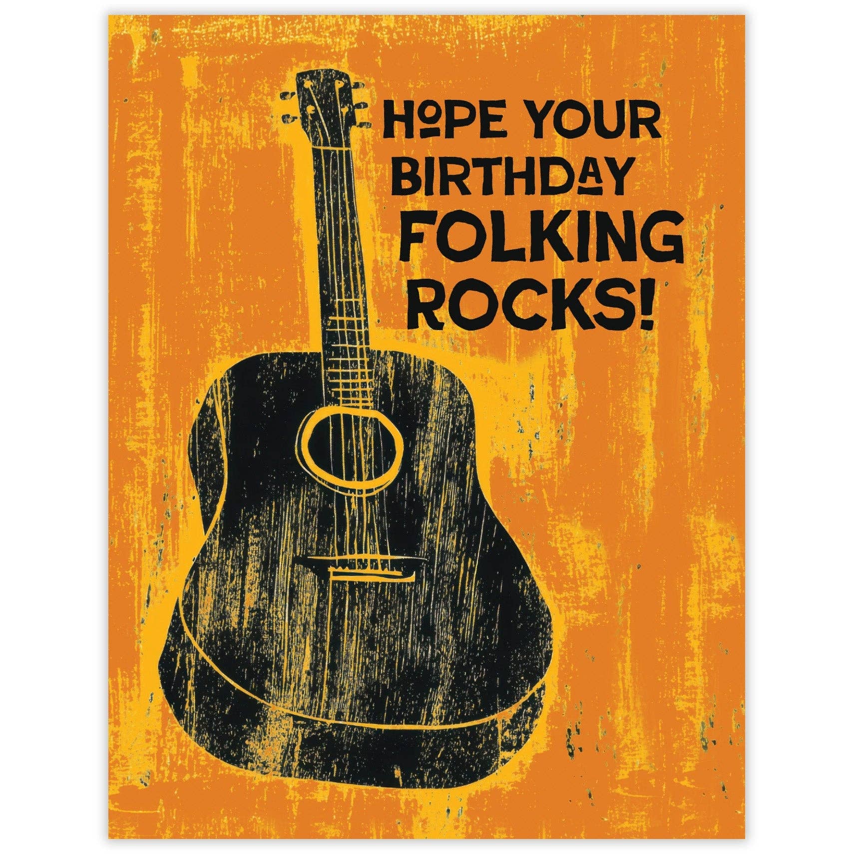 Folking Rocks Birthday Card
